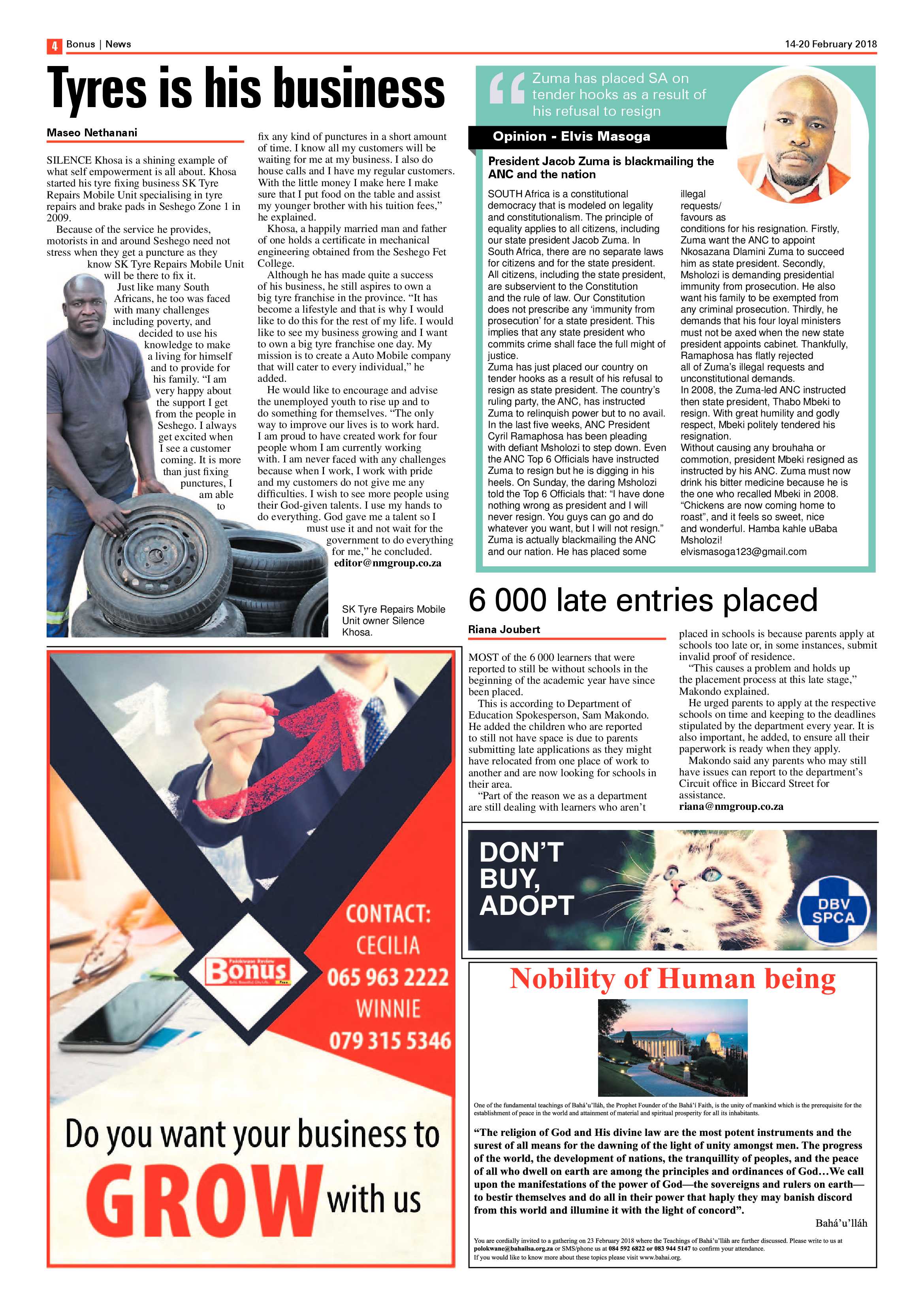 Review Bonus 14 February 2018 page 4