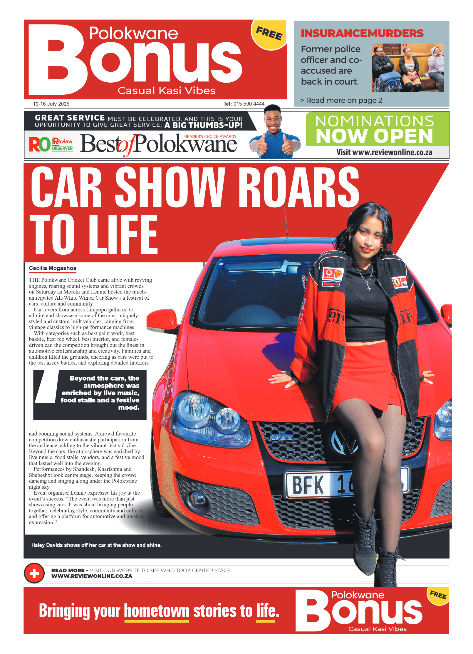 Bonus Review – 10 July 2025 page 1