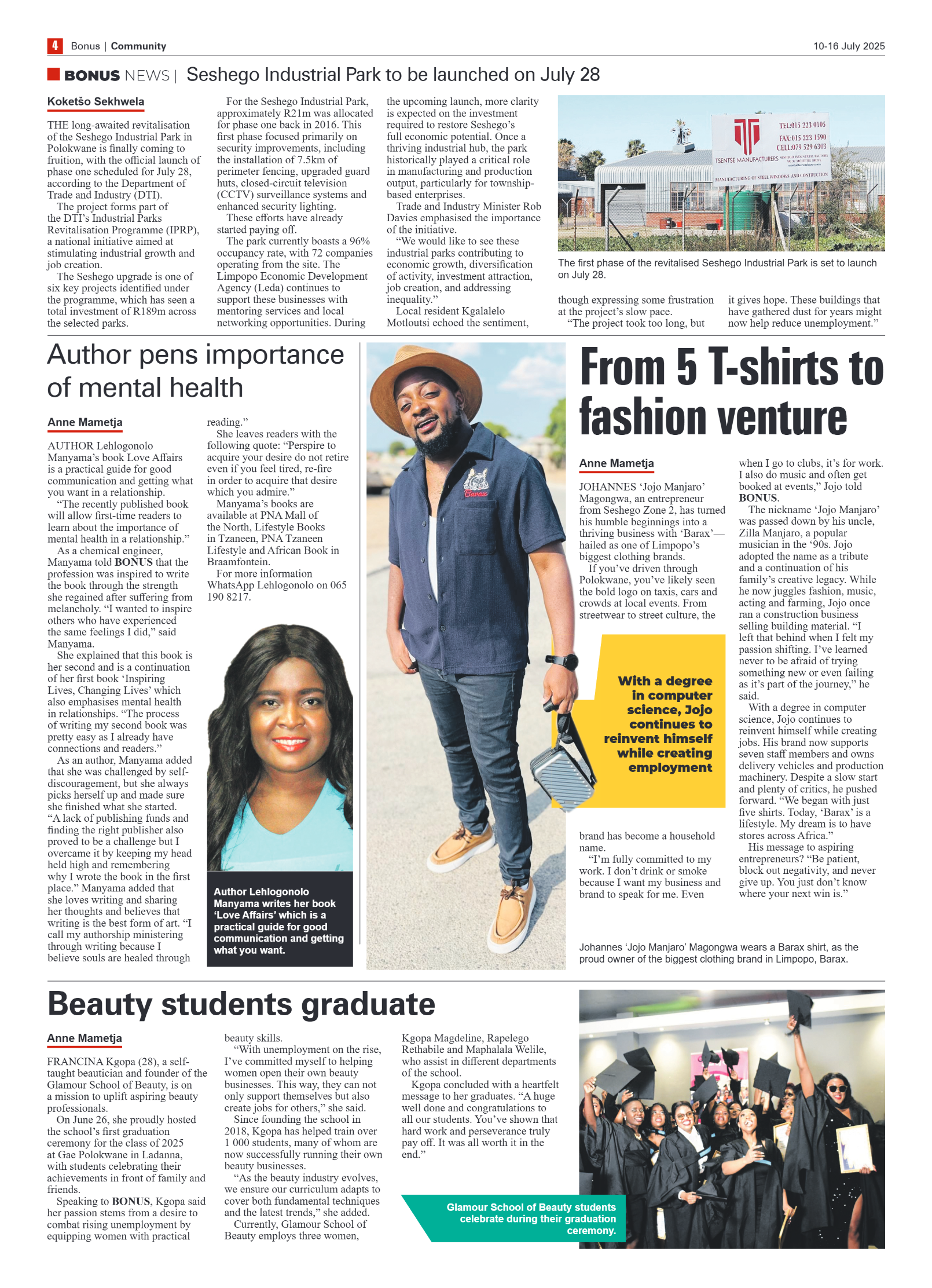 Bonus Review – 10 July 2025 page 4