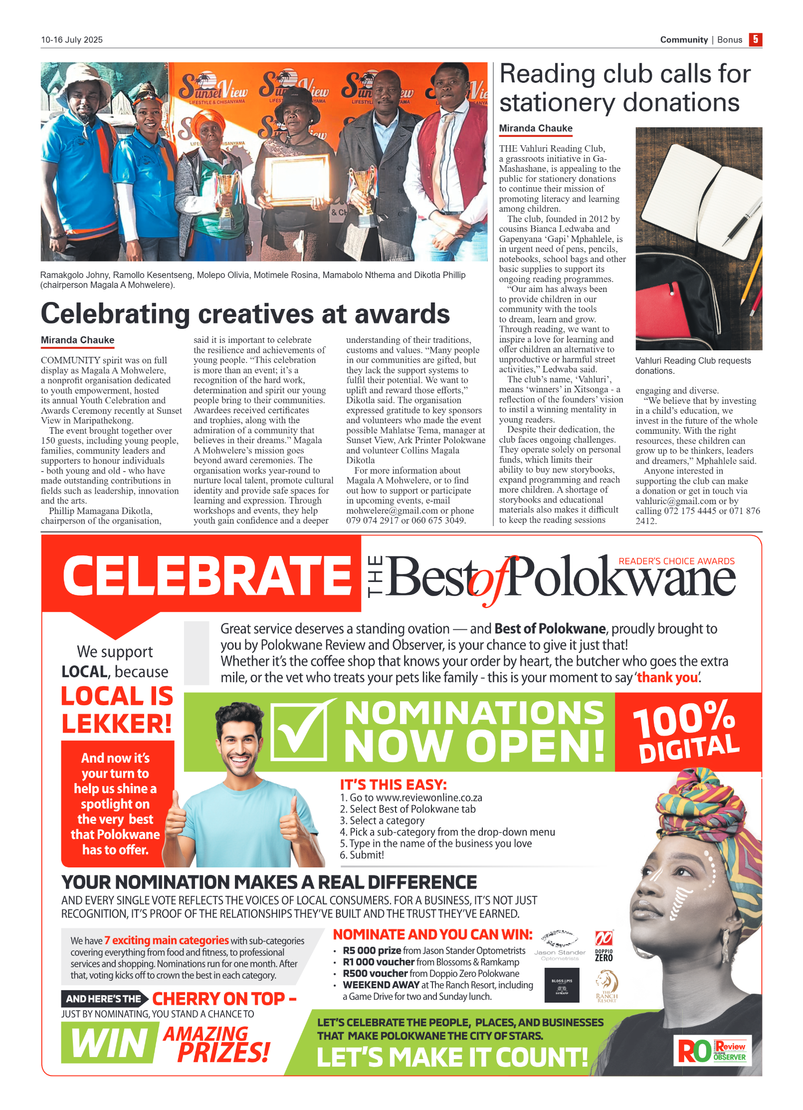 Bonus Review – 10 July 2025 page 5