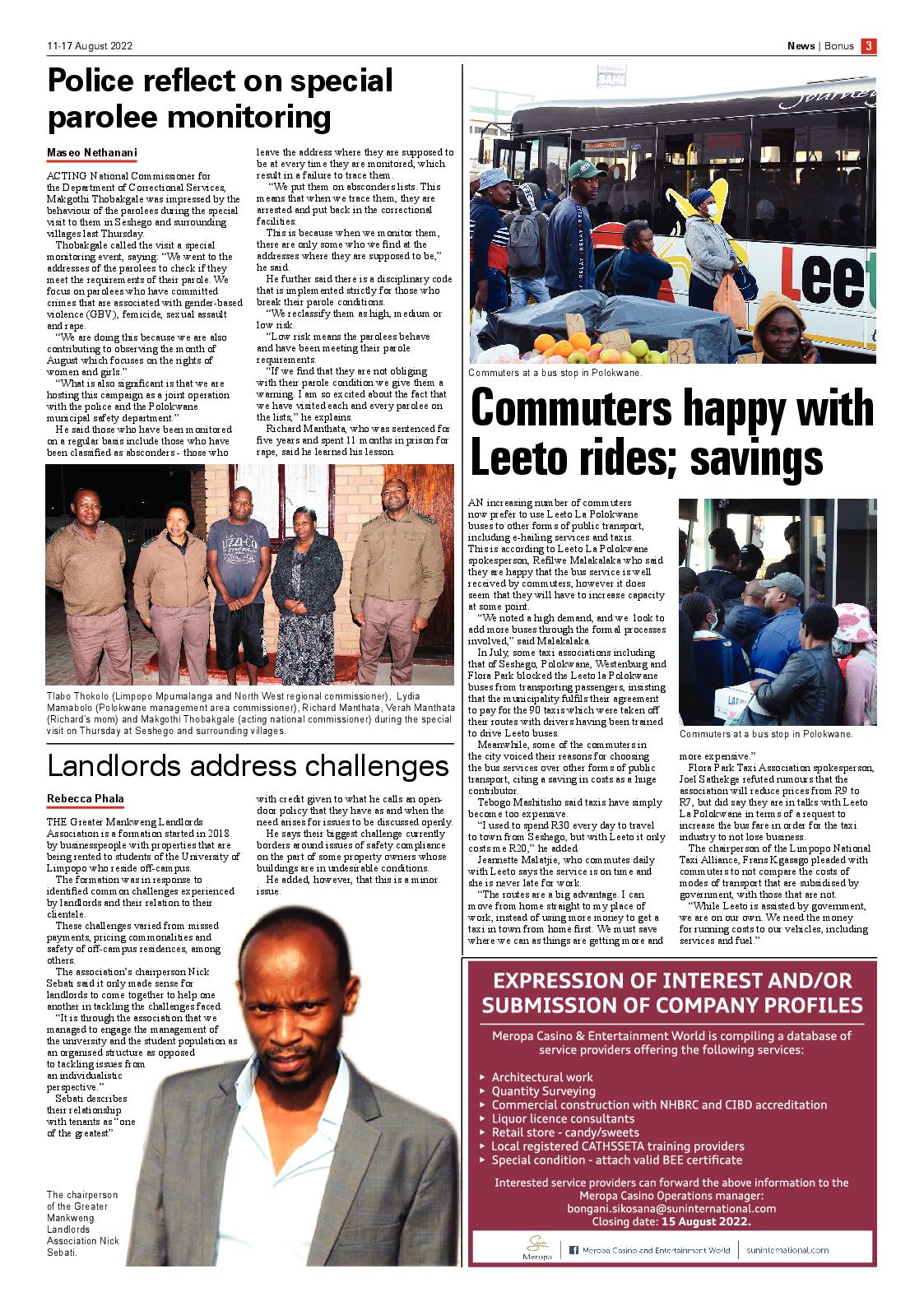 Bonus Review – 11 August 2022 page 3