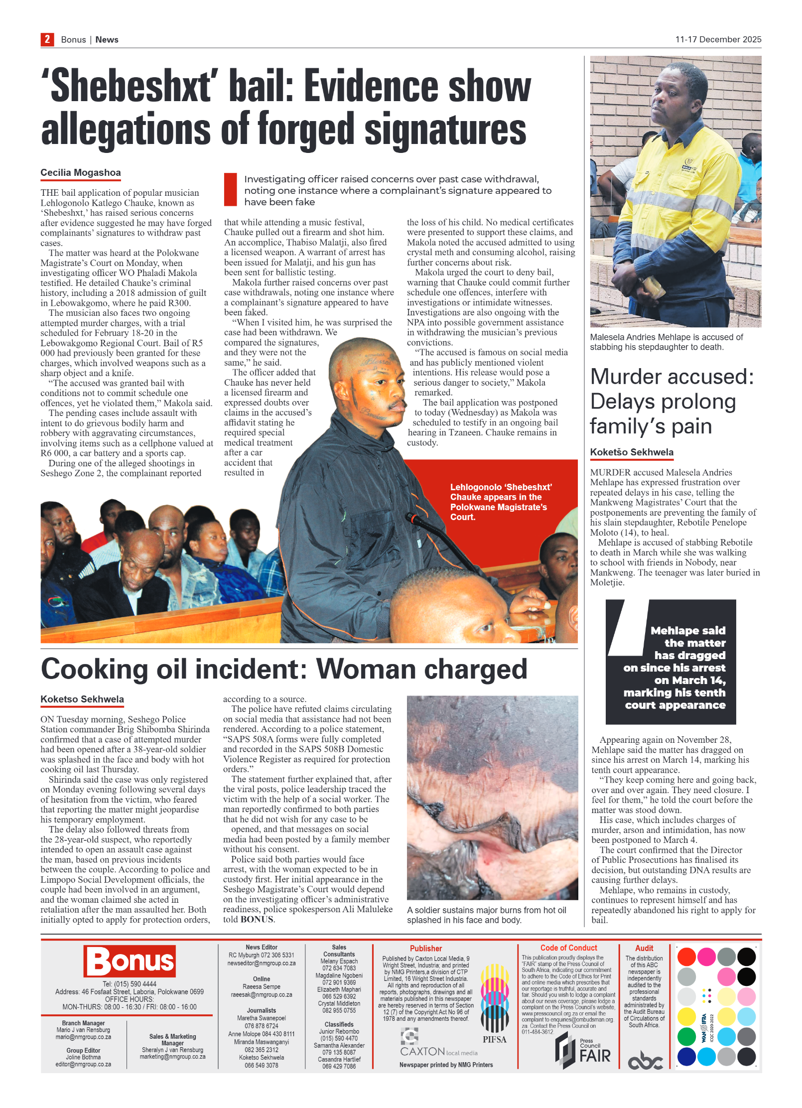 Bonus Review – 11 December 2025 page 2