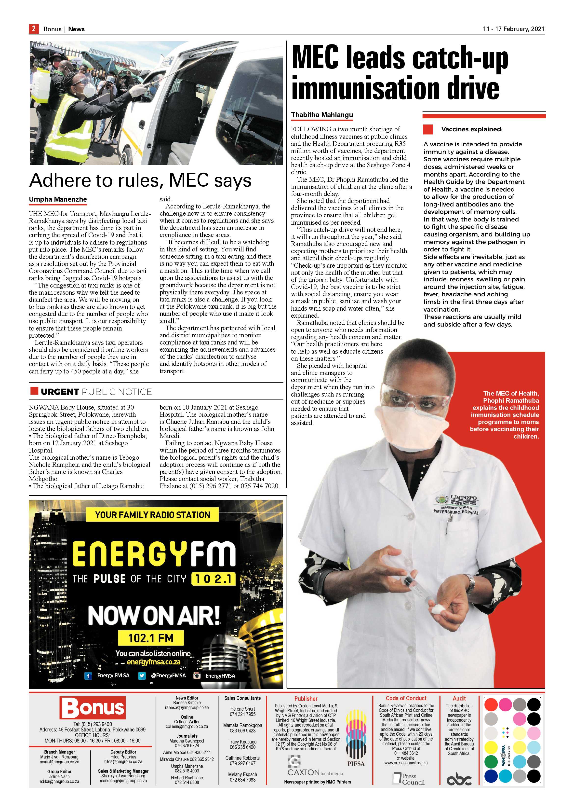 Bonus Review 11 February 2021 page 2