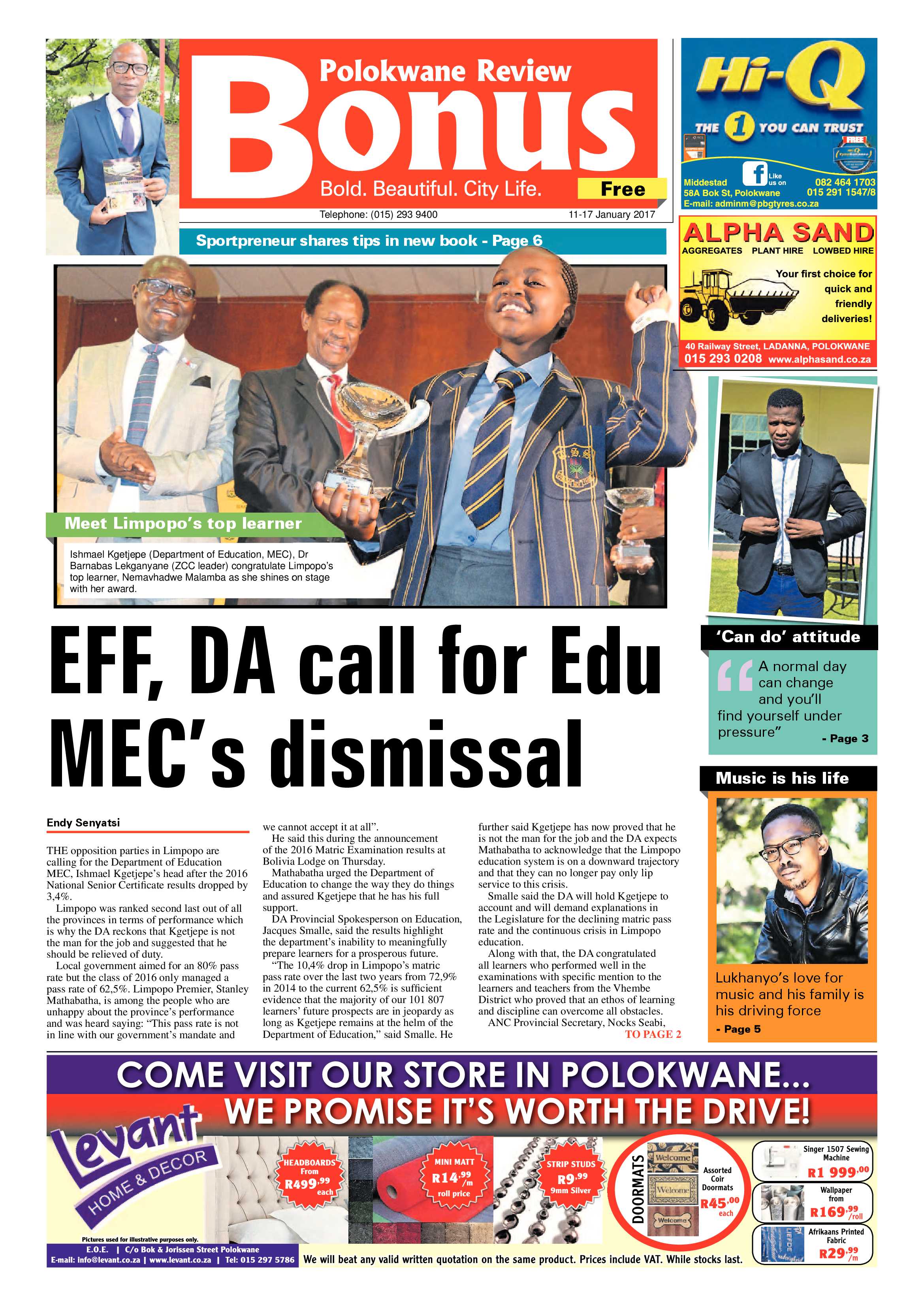 Bonus Review 11 January 2017 page 1