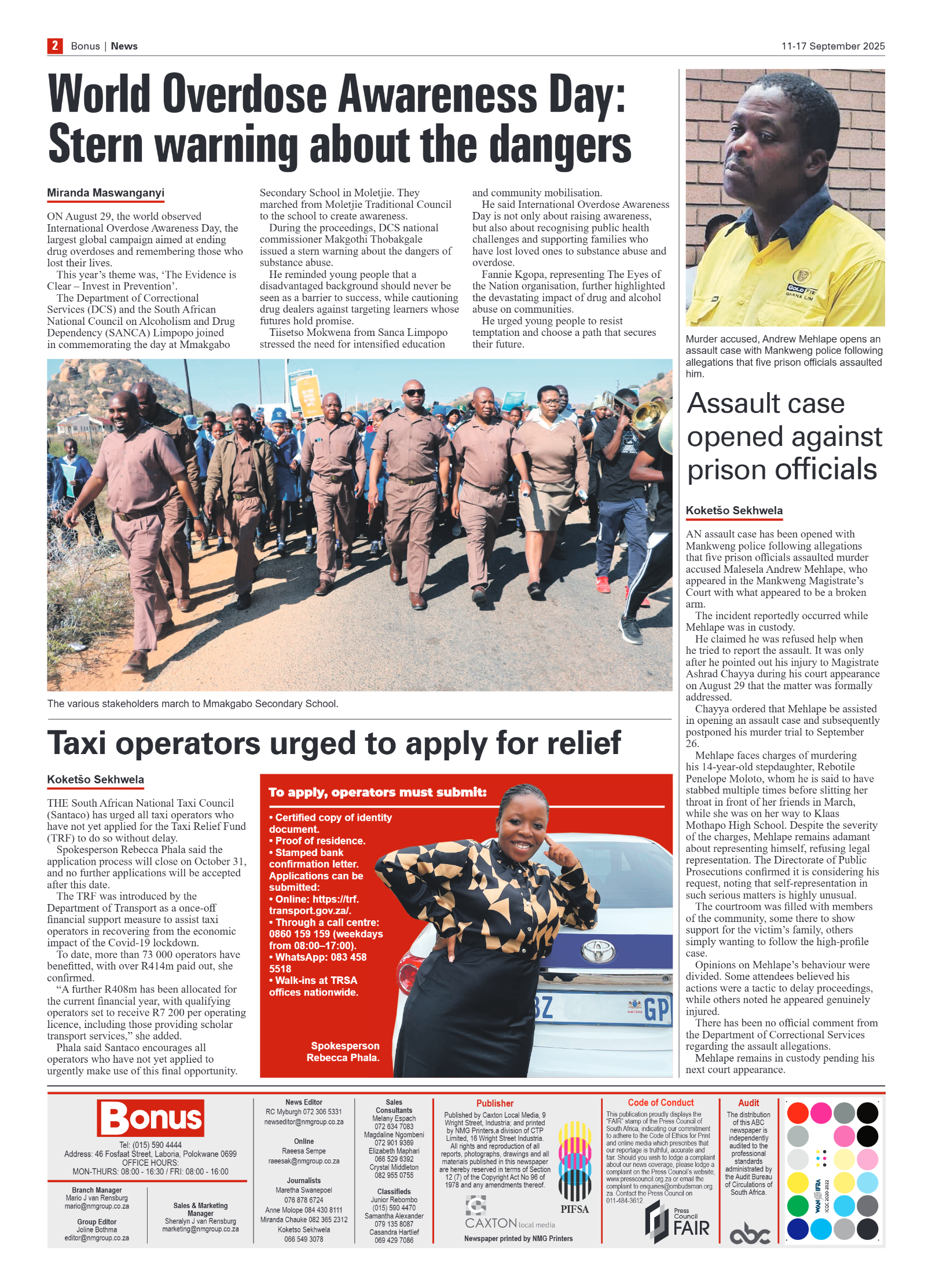 Bonus Review – 11 September 2025 page 2