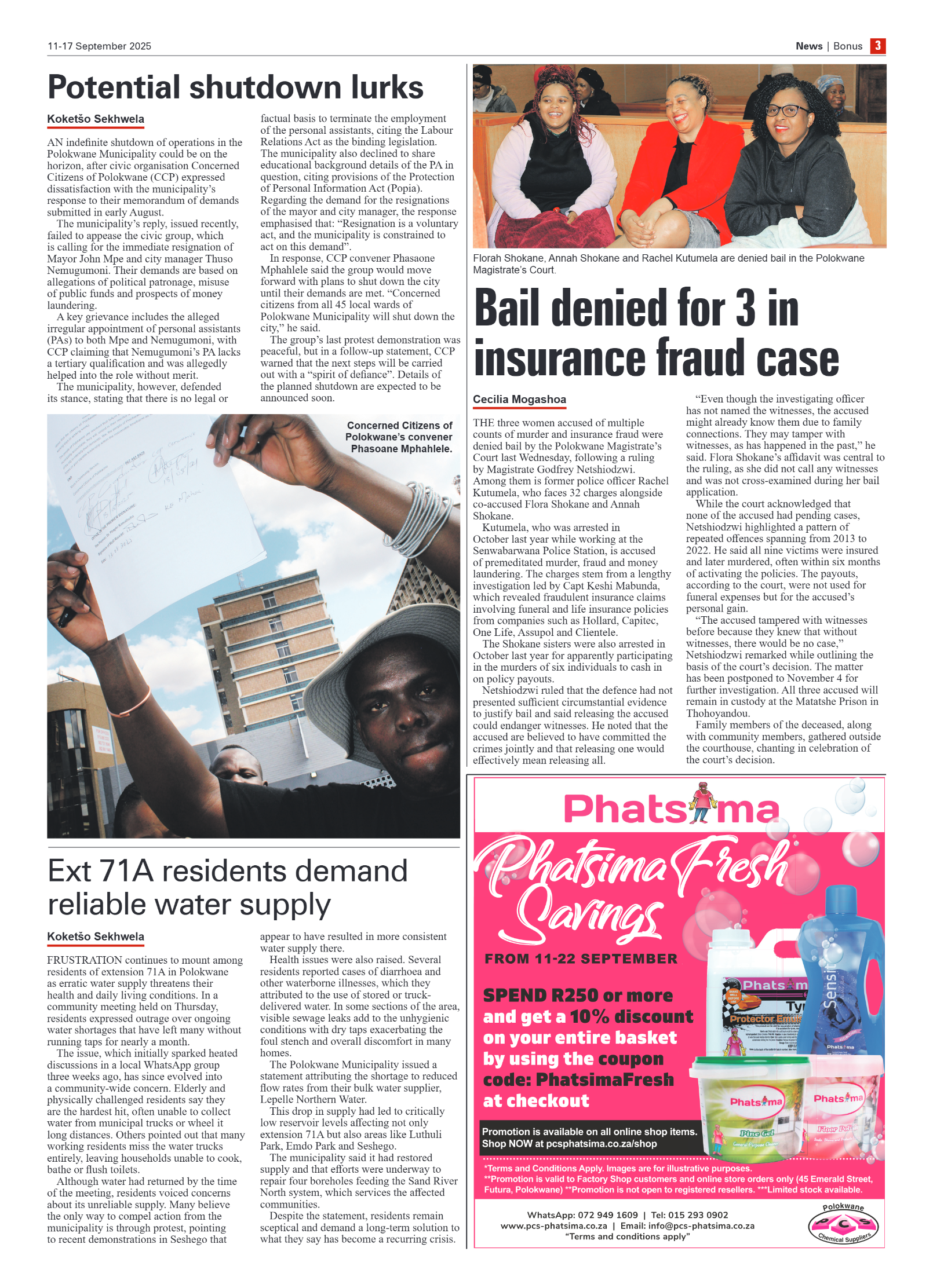 Bonus Review – 11 September 2025 page 3