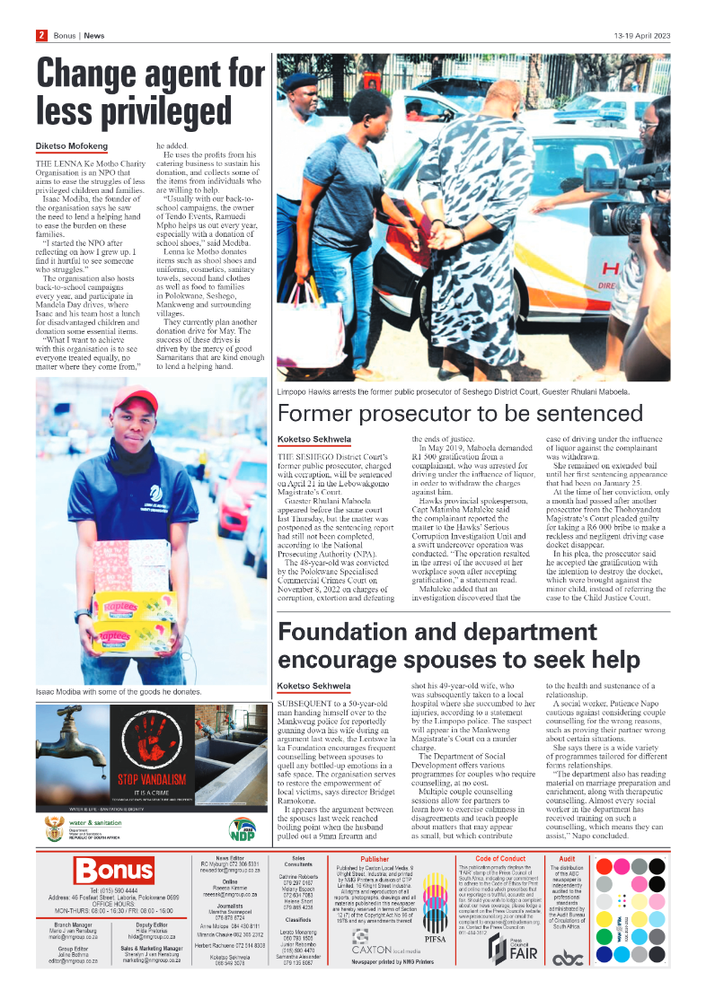 Bonus Review – 13 April 2023 page 2