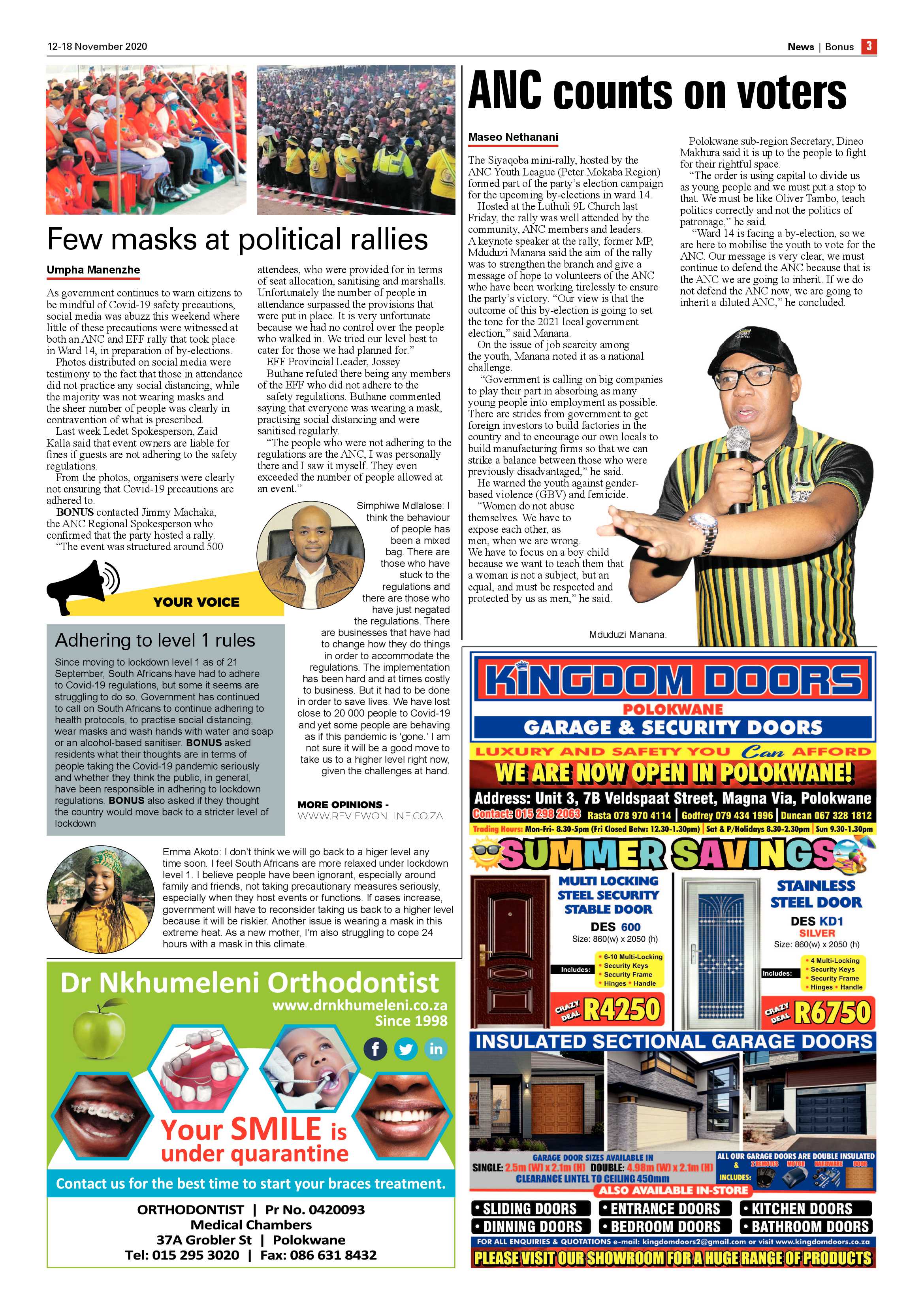 Bonus Review 12 November 2020 page 3