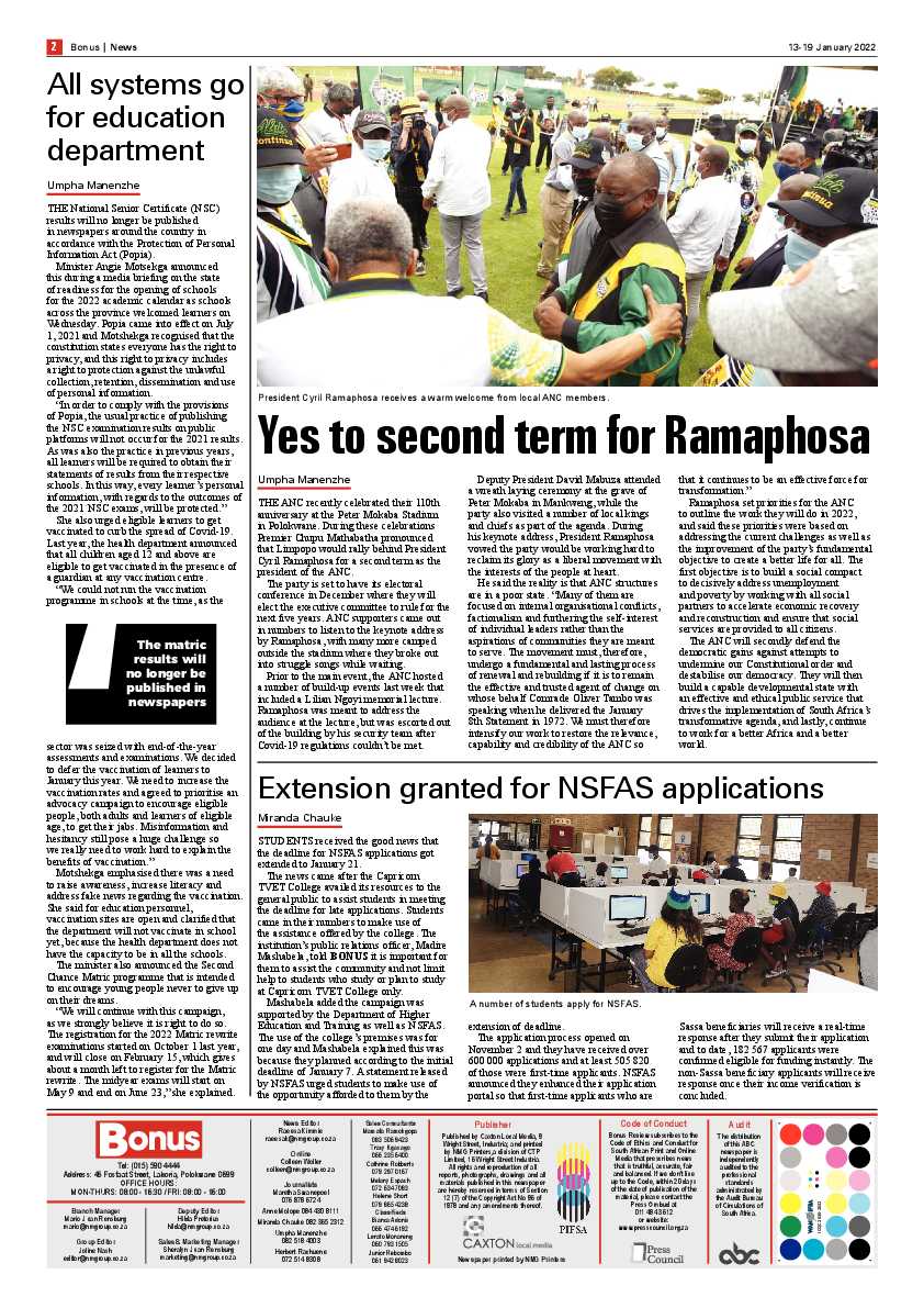 Bonus Review 13 January 2022 page 2