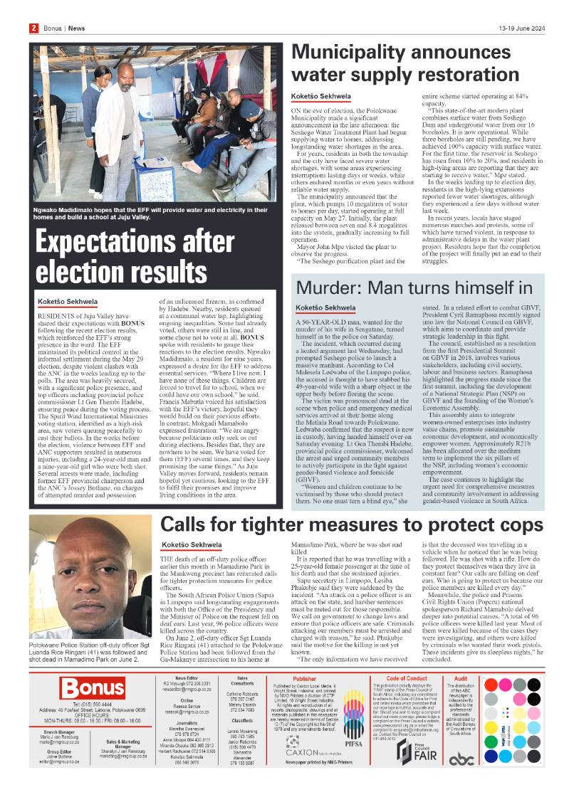 Bonus Review – 13 June 2024 page 2