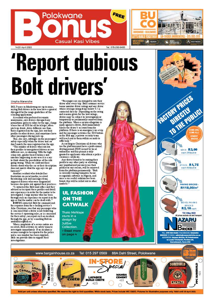 Bonus Review 14 April 2022 page 1