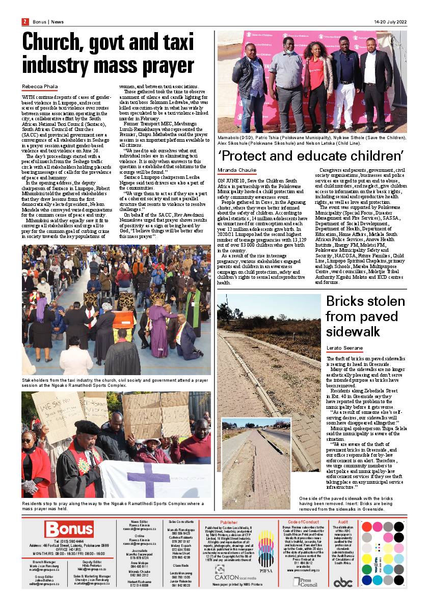 Bonus Review – 14 July 2022 page 2