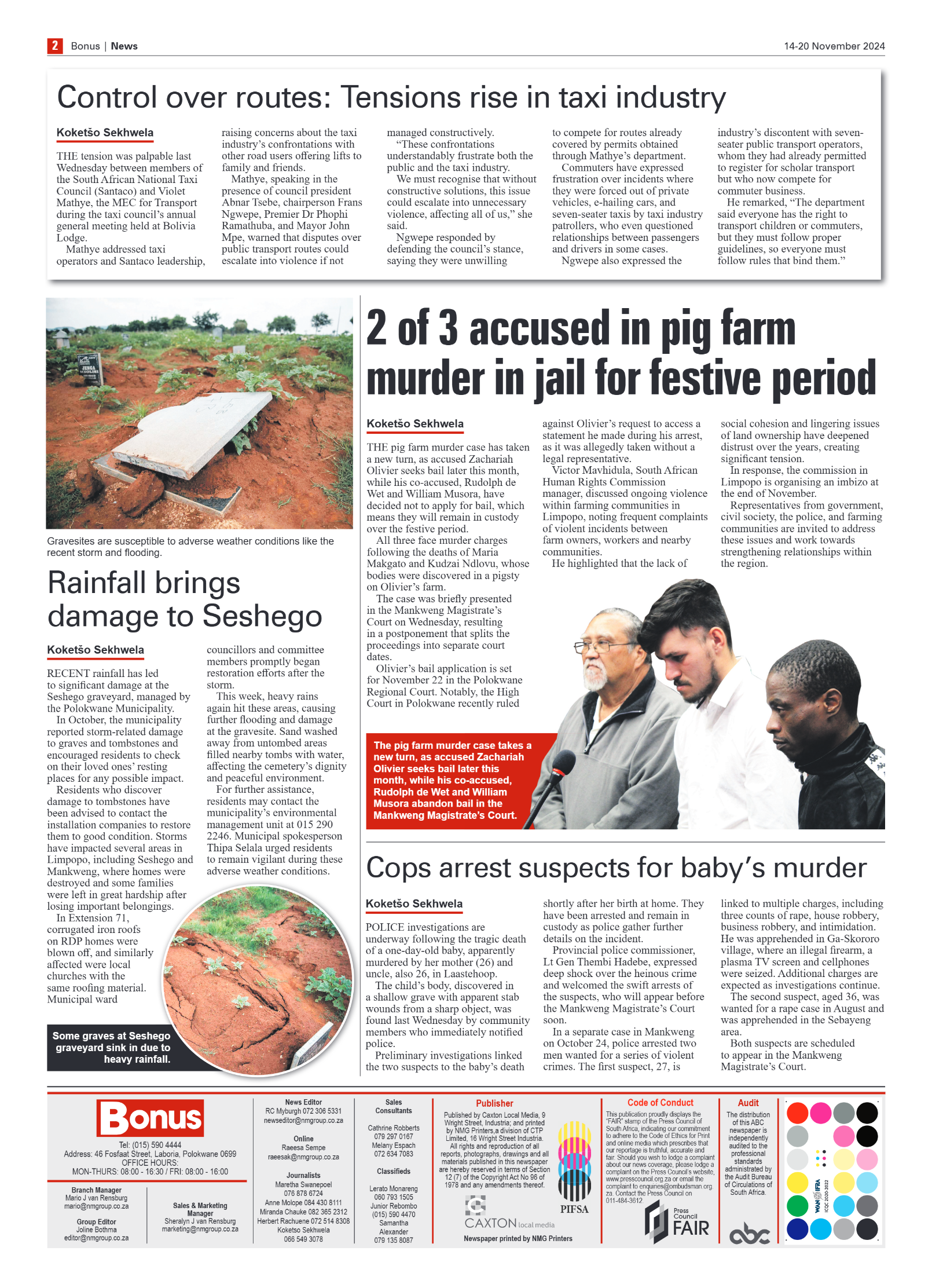 Bonus Review – 14 November 2024 page 2