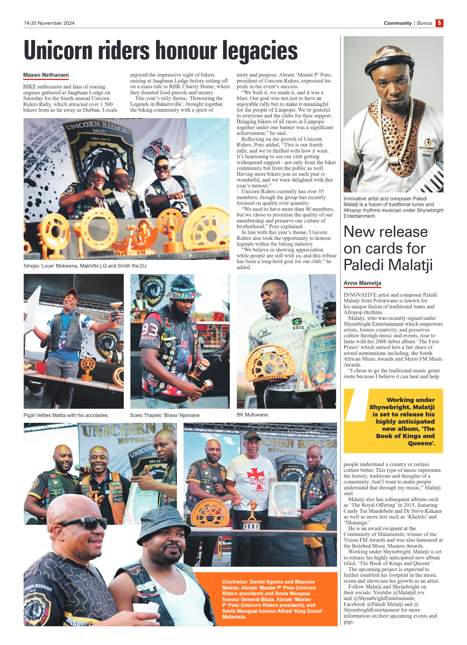 Bonus Review – 14 November 2024 page 5