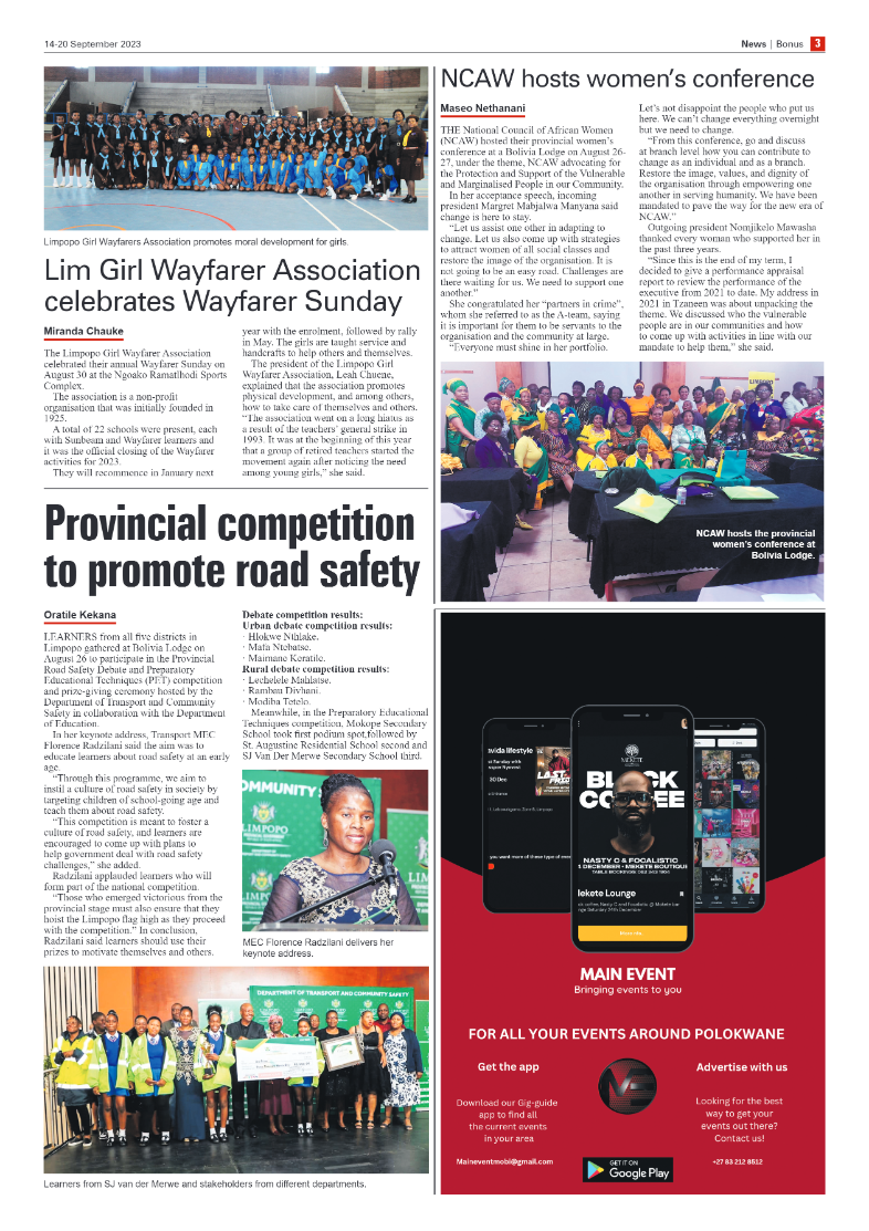 Bonus Review – 14 September 2023 page 3