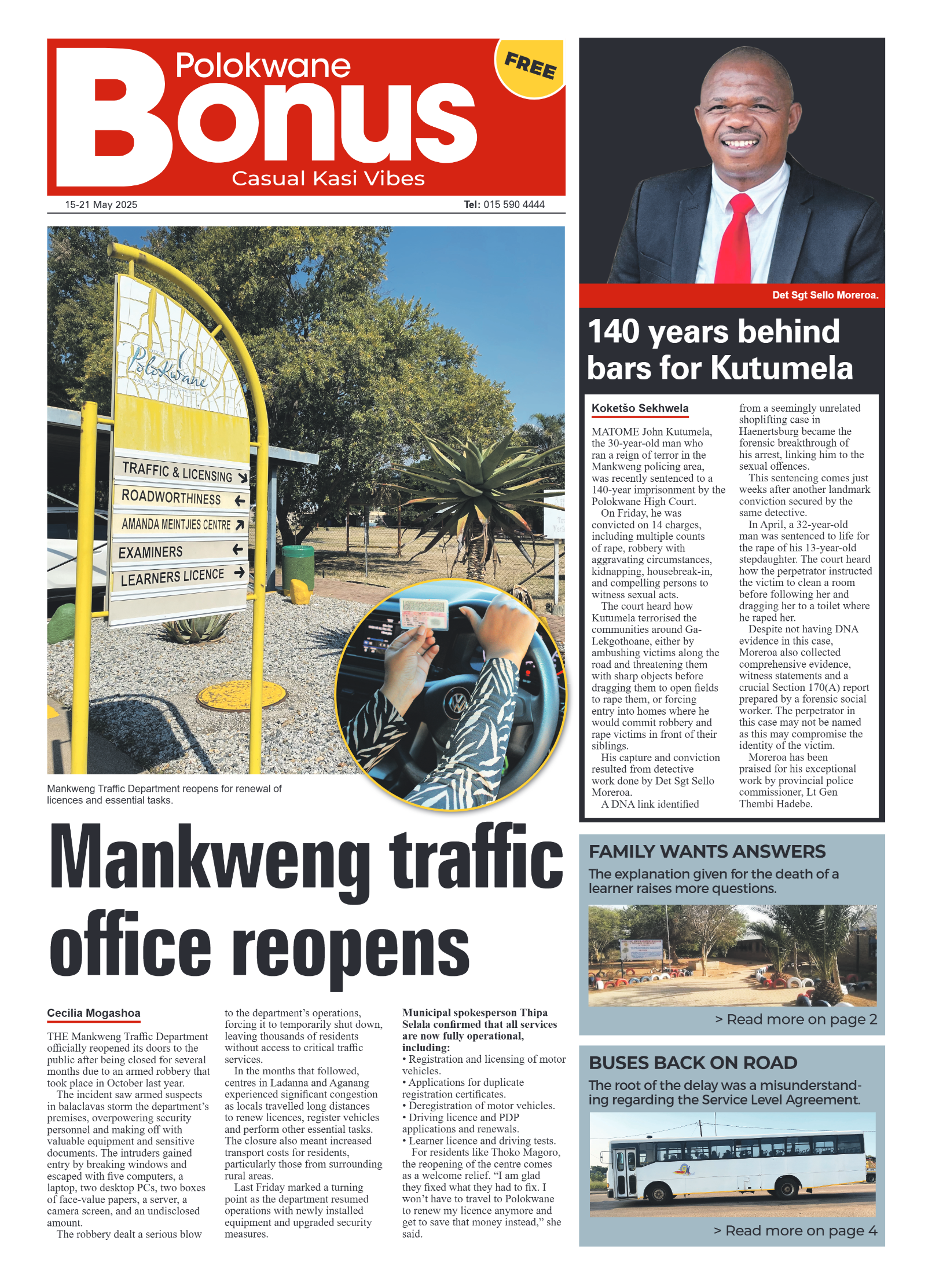 Bonus Review – 15 May 2025 page 1