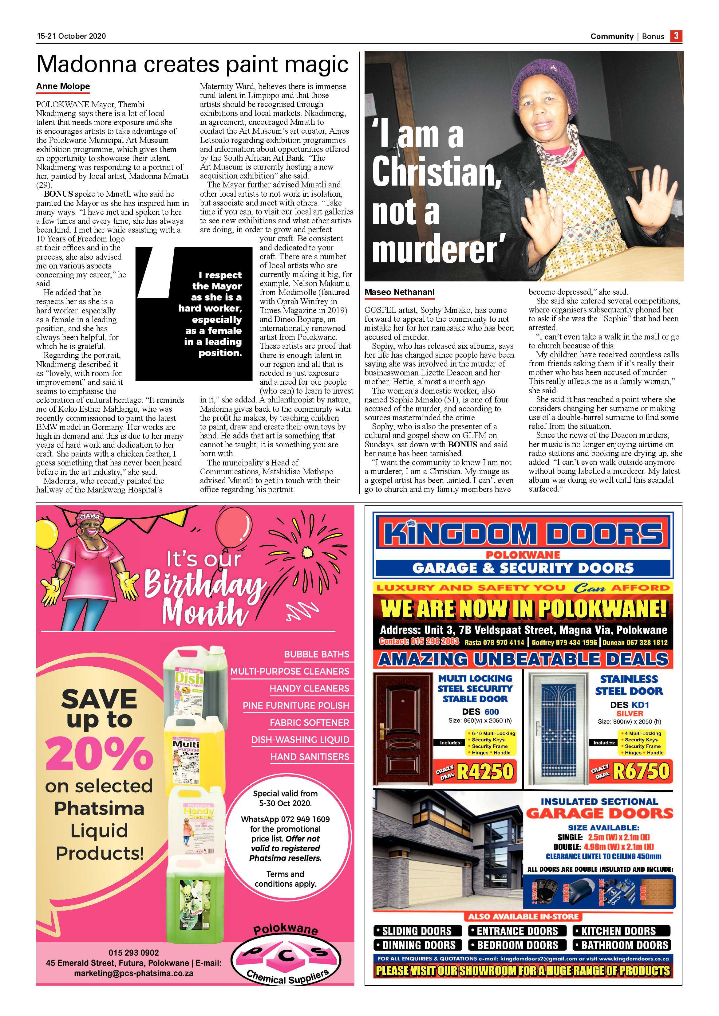 Bonus Review 15 October 2020 page 3