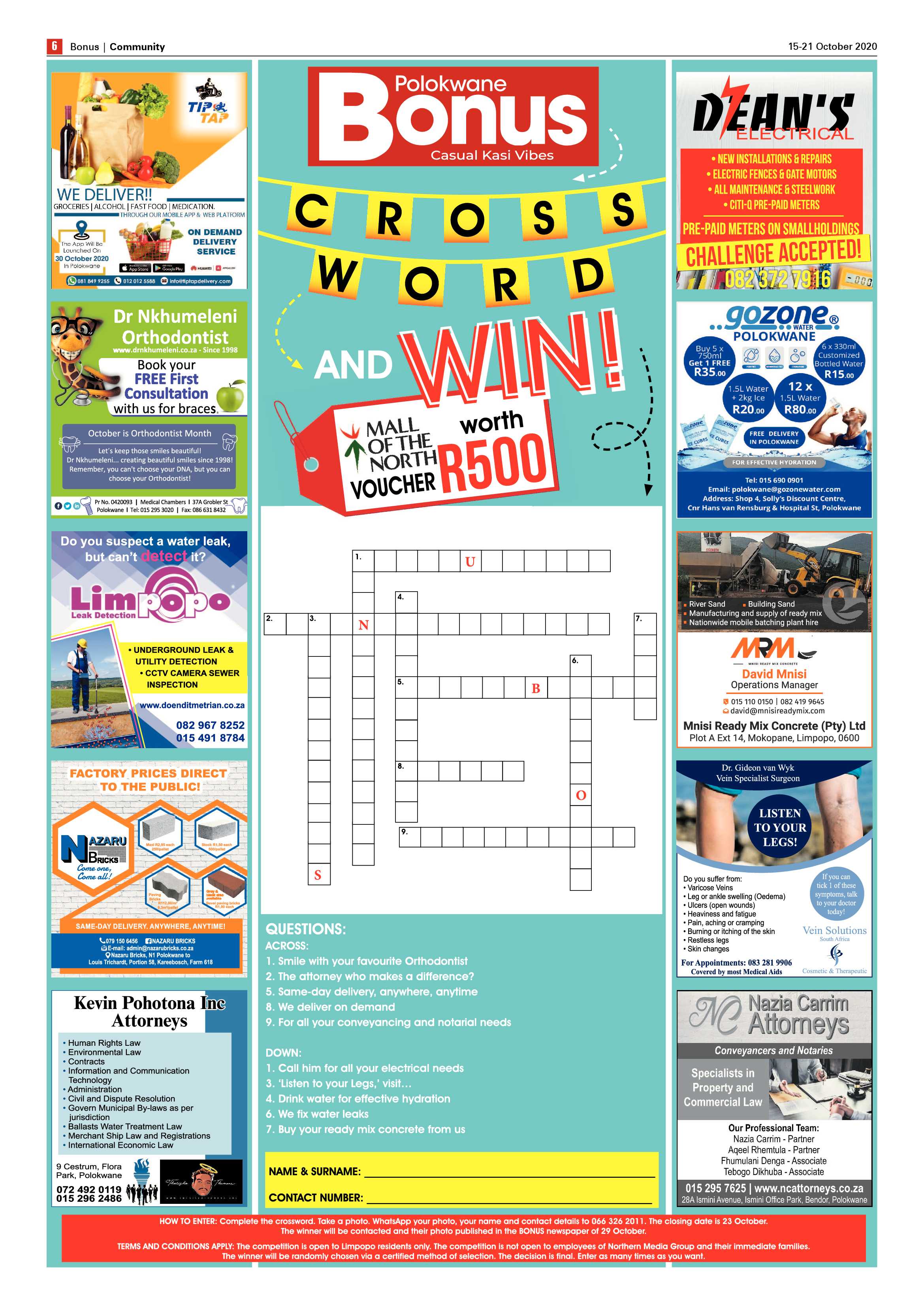 Bonus Review 15 October 2020 page 6