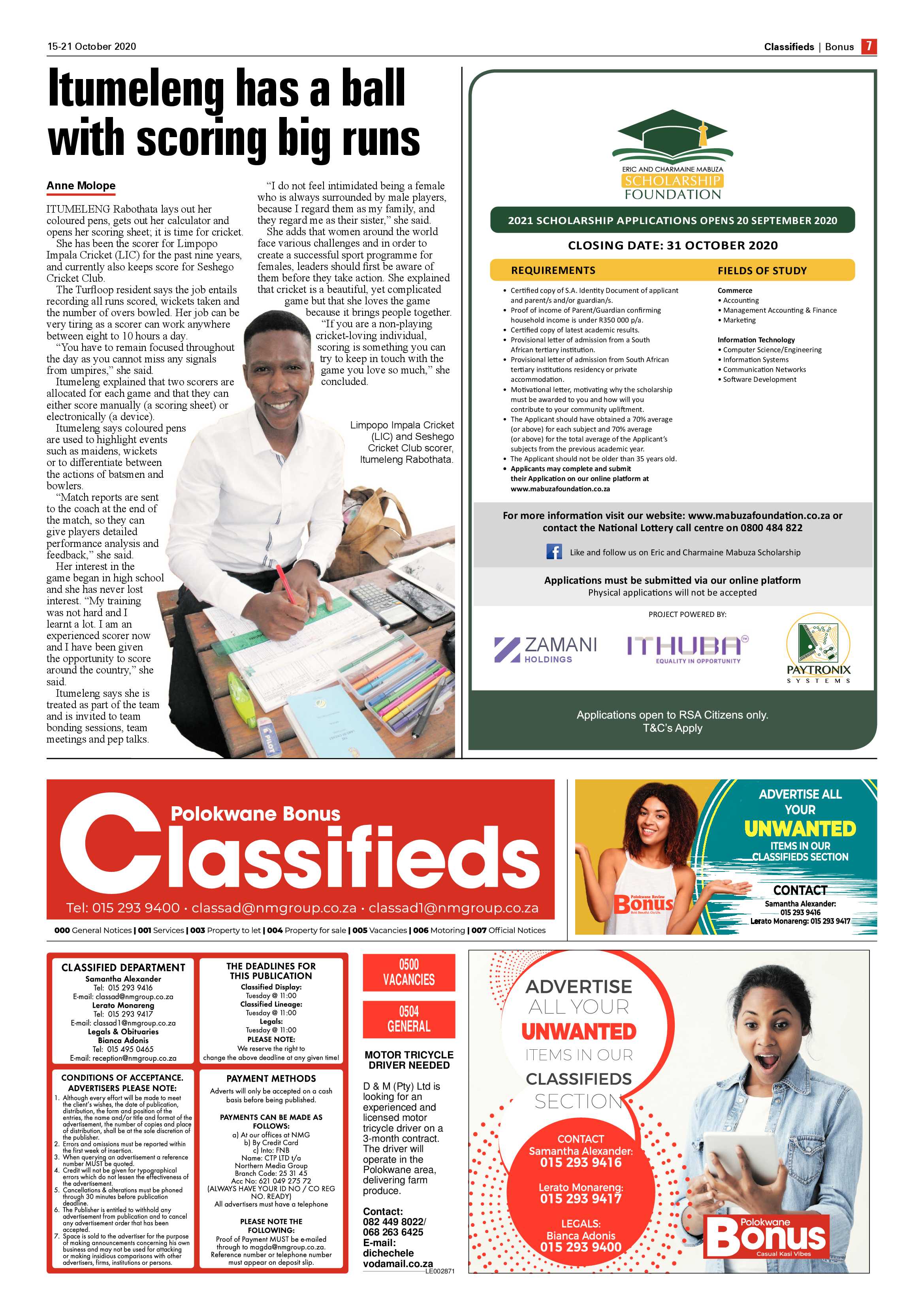 Bonus Review 15 October 2020 page 7