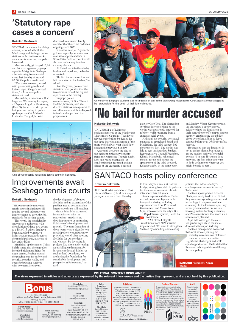 Bonus Review – 23 May 2024 page 2