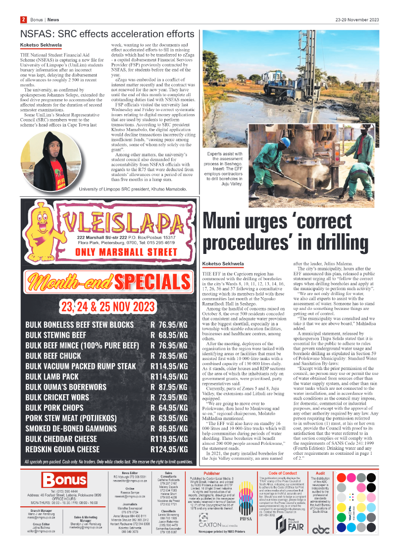 Bonus Review – 23 November 2023 page 2