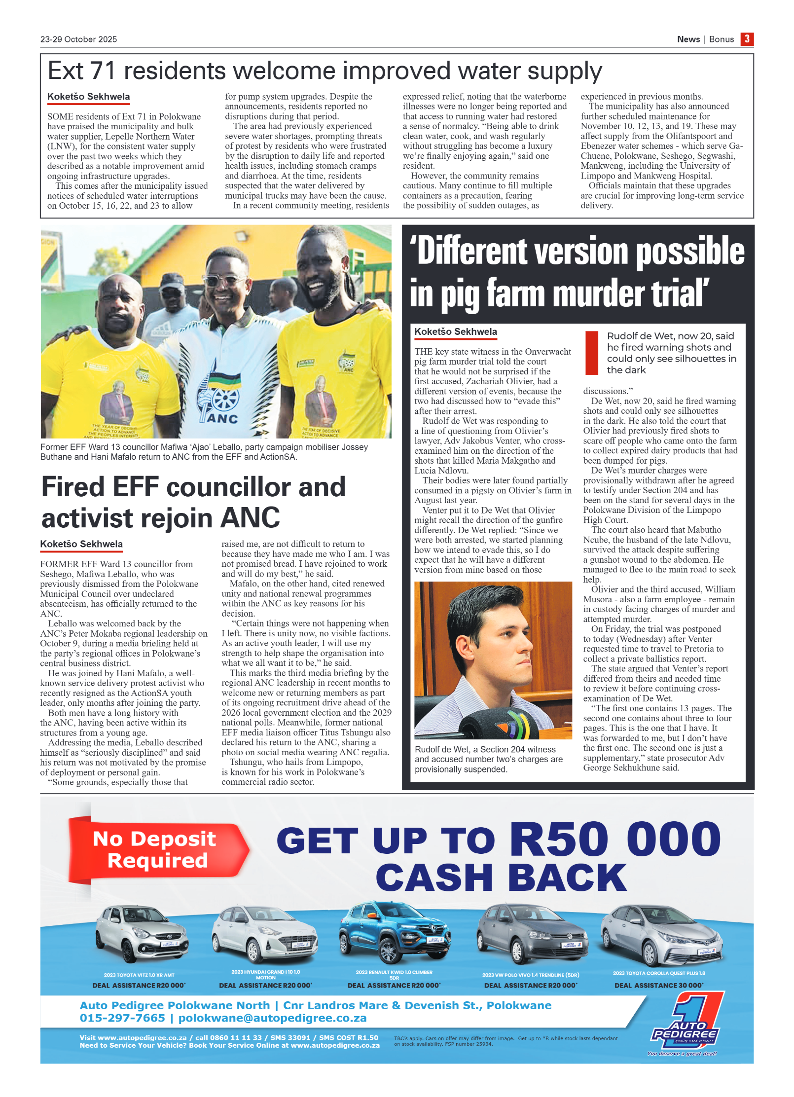 Bonus Review – 23 October 2025 page 3