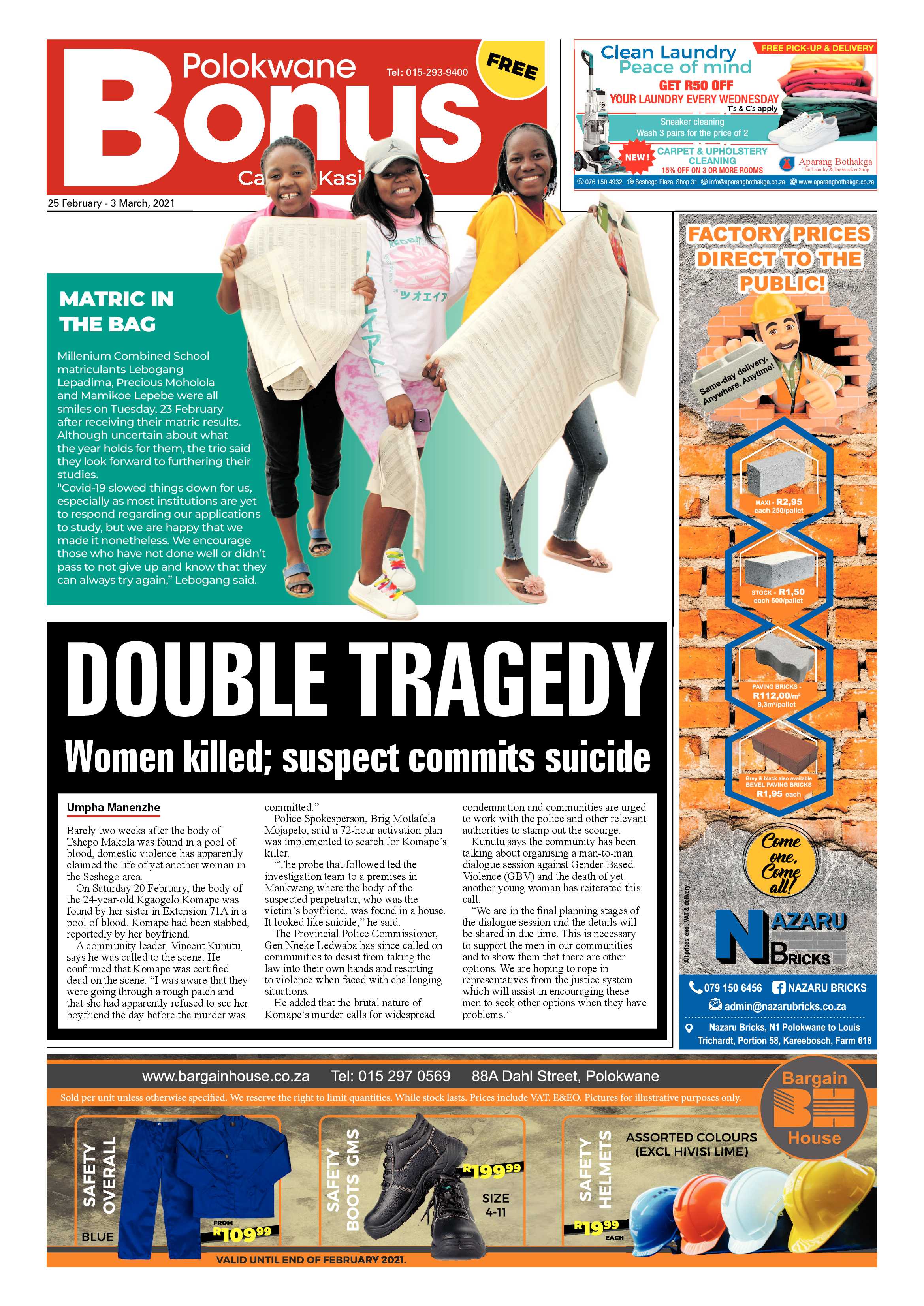 Bonus Review 25 February 2021 page 1