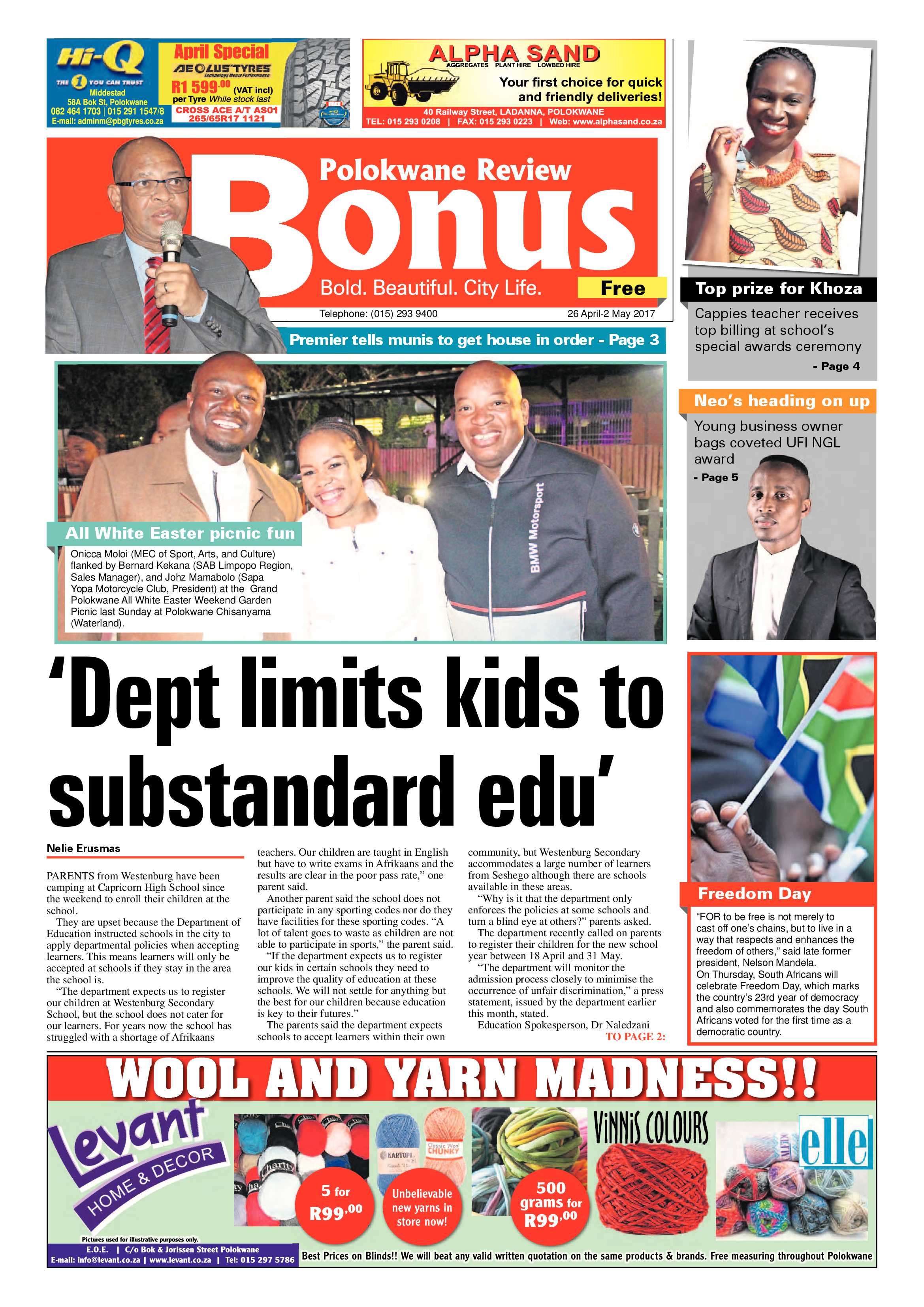 Bonus Review 26 April 2017 page 1