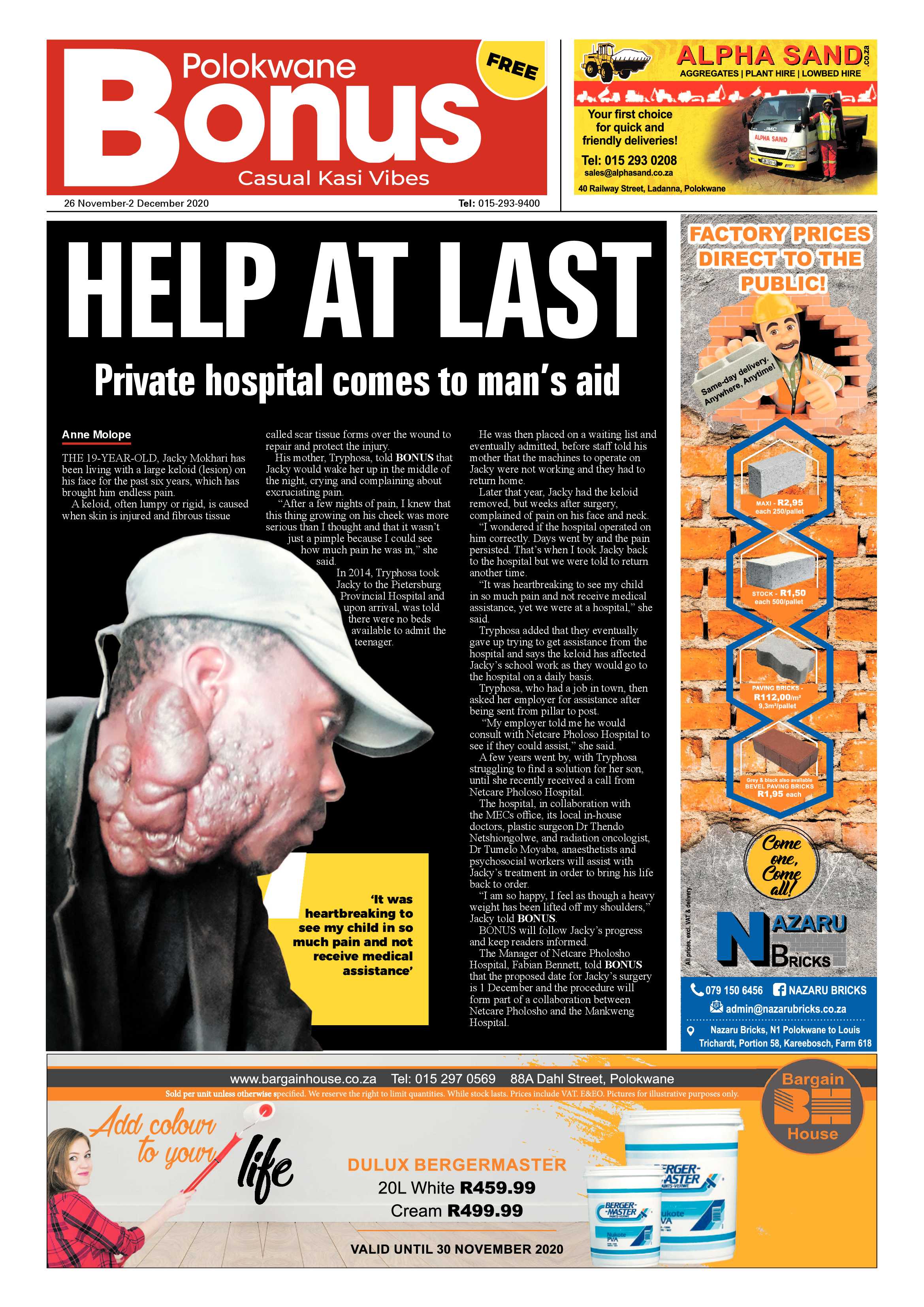 Bonus Review 26 November 2020 page 1