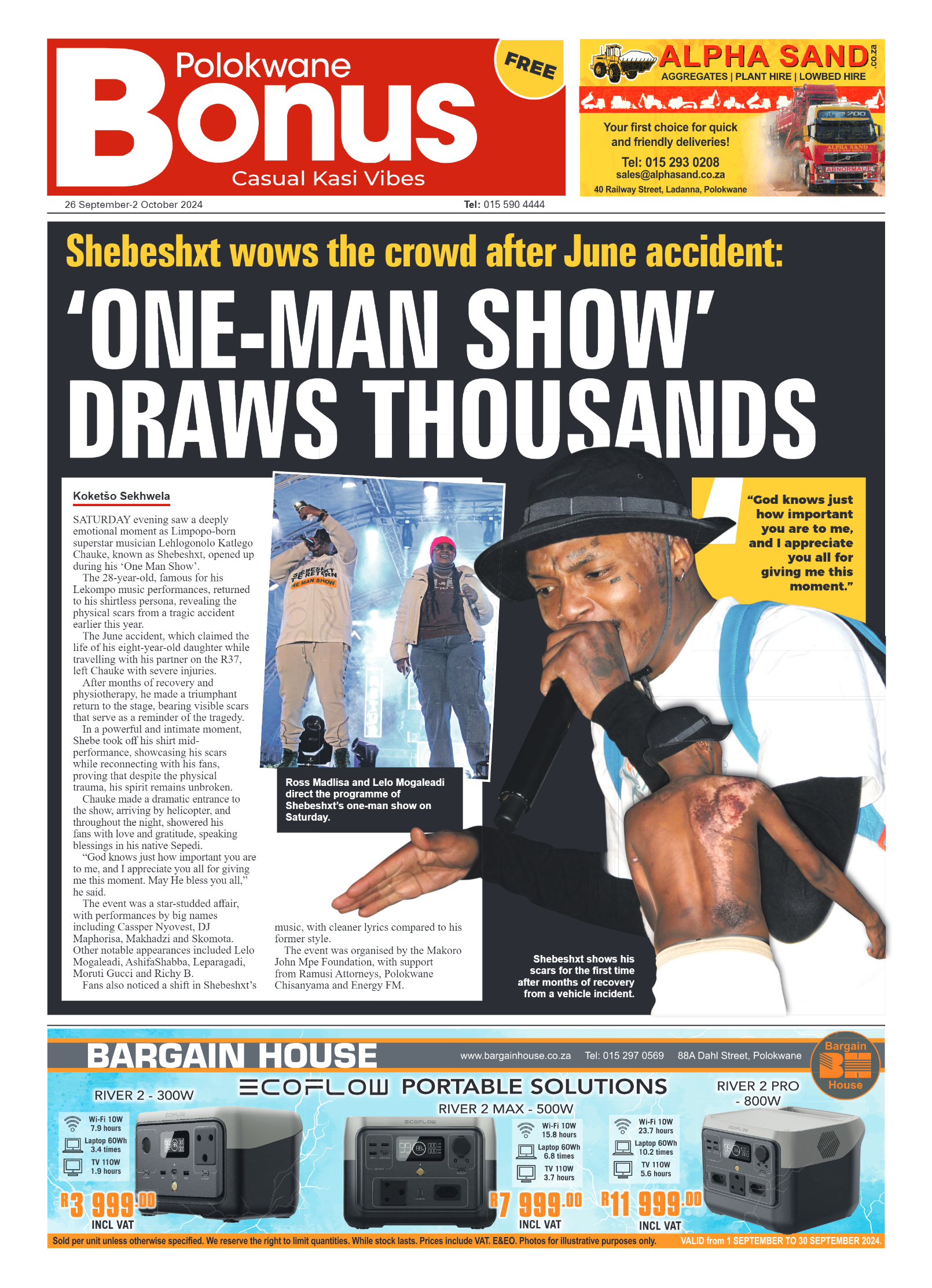 Bonus Review – 26 September 2024 page 1