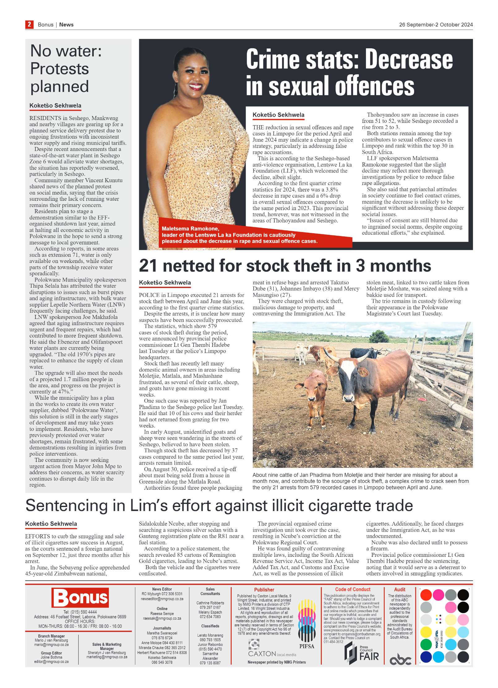 Bonus Review – 26 September 2024 page 2