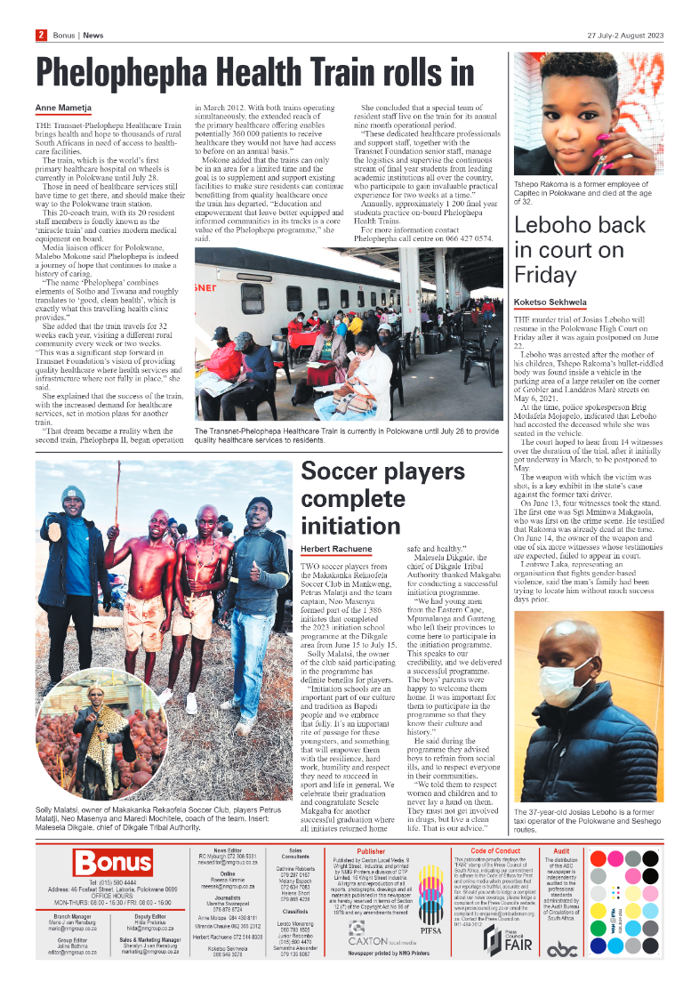 Bonus Review – 27 July 2023 page 2