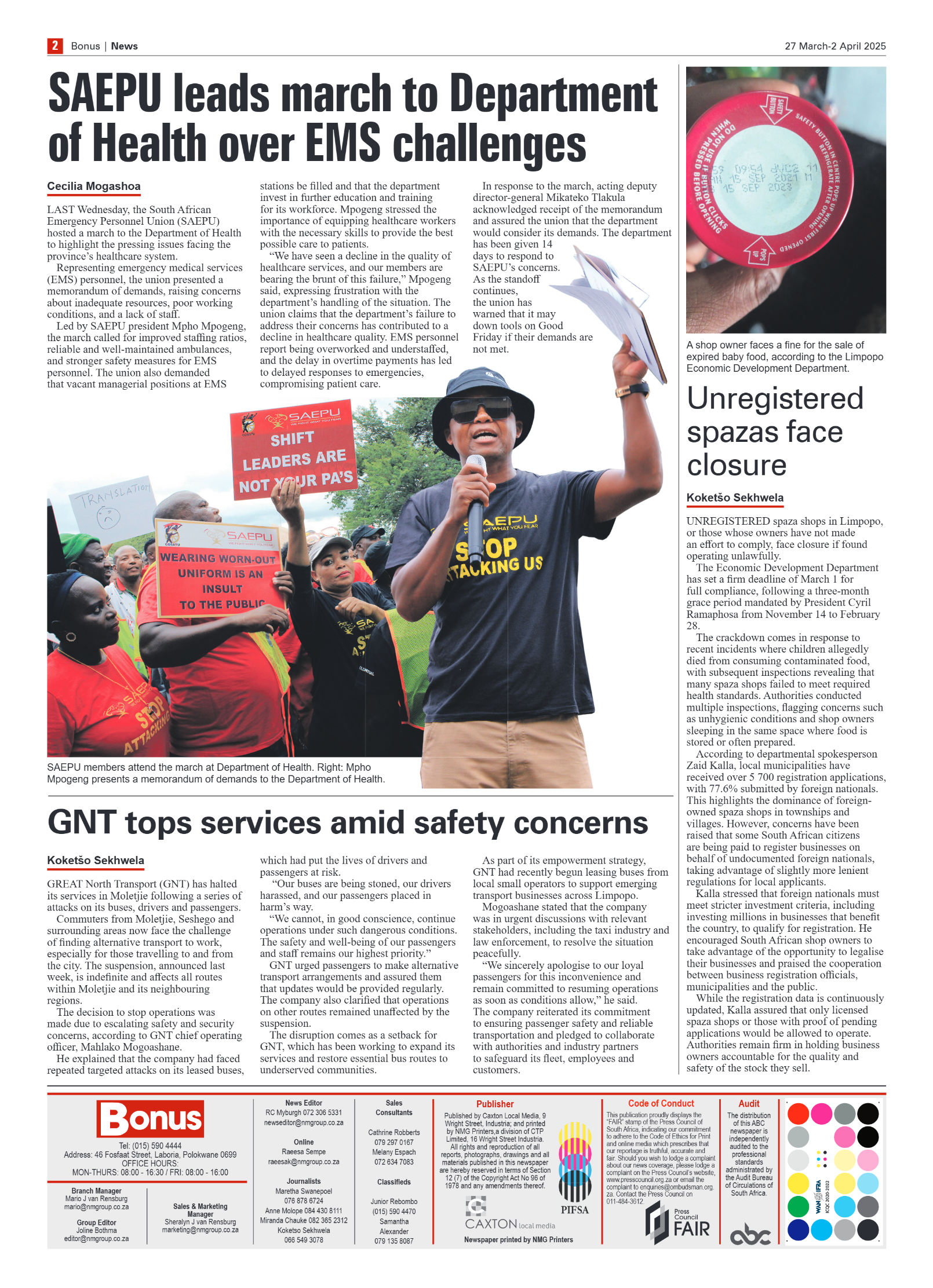 Bonus Review – 27 March 2025 page 2