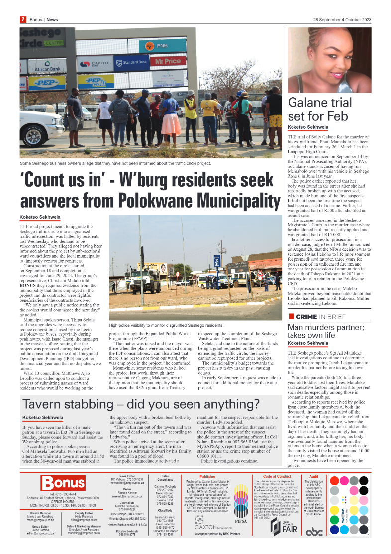 Bonus Review – 28 September 2023 page 2