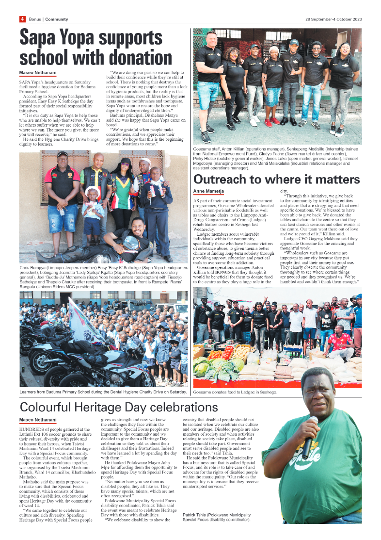 Bonus Review – 28 September 2023 page 4