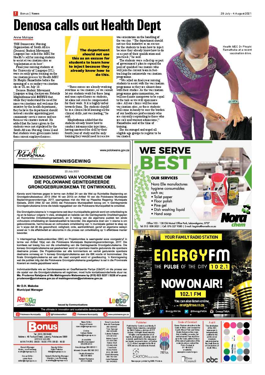 Bonus Review 29 July 2021 page 2