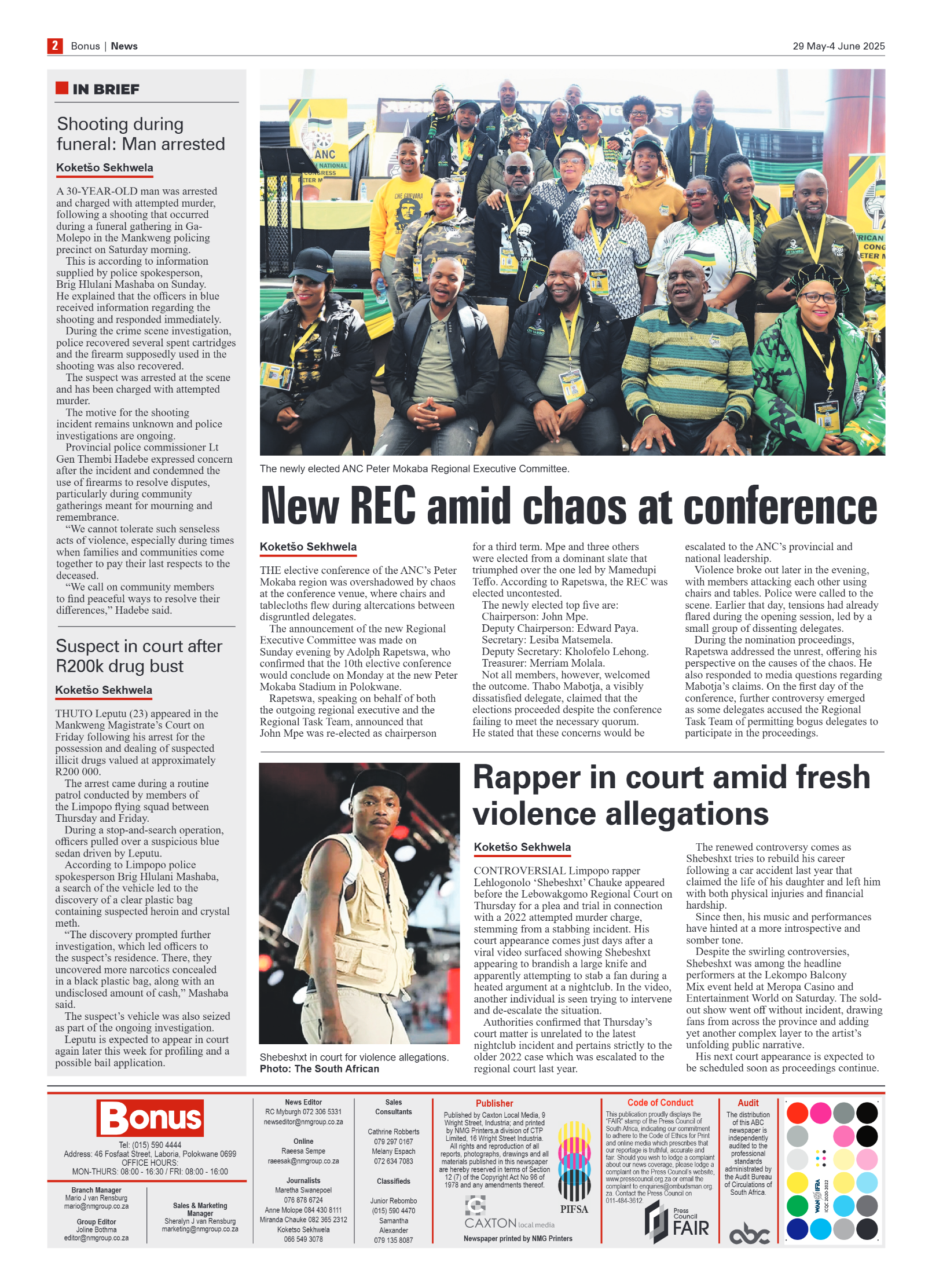 Bonus Review – 29 May 2025 page 2