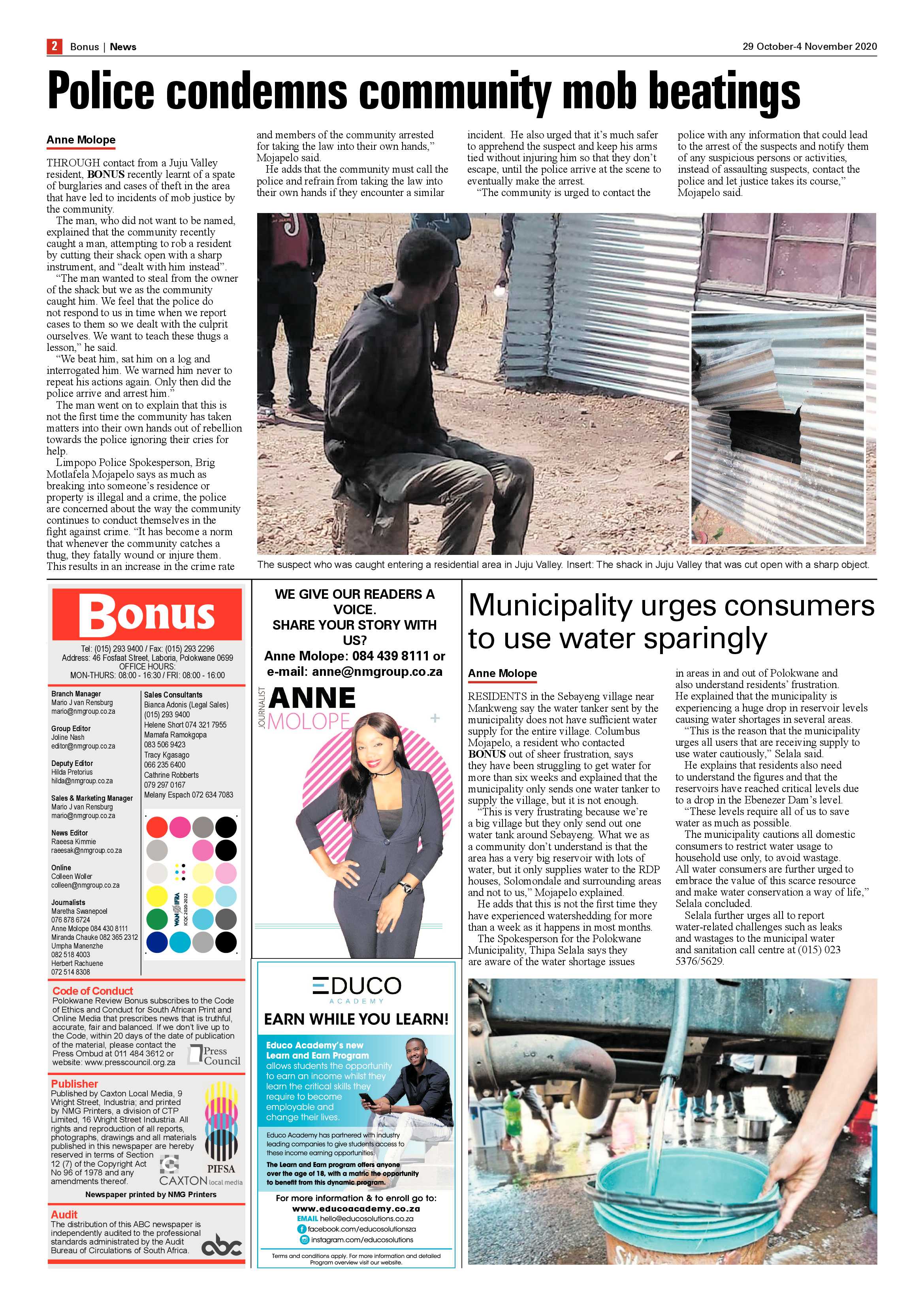 Bonus Review 29 October 2020 page 2