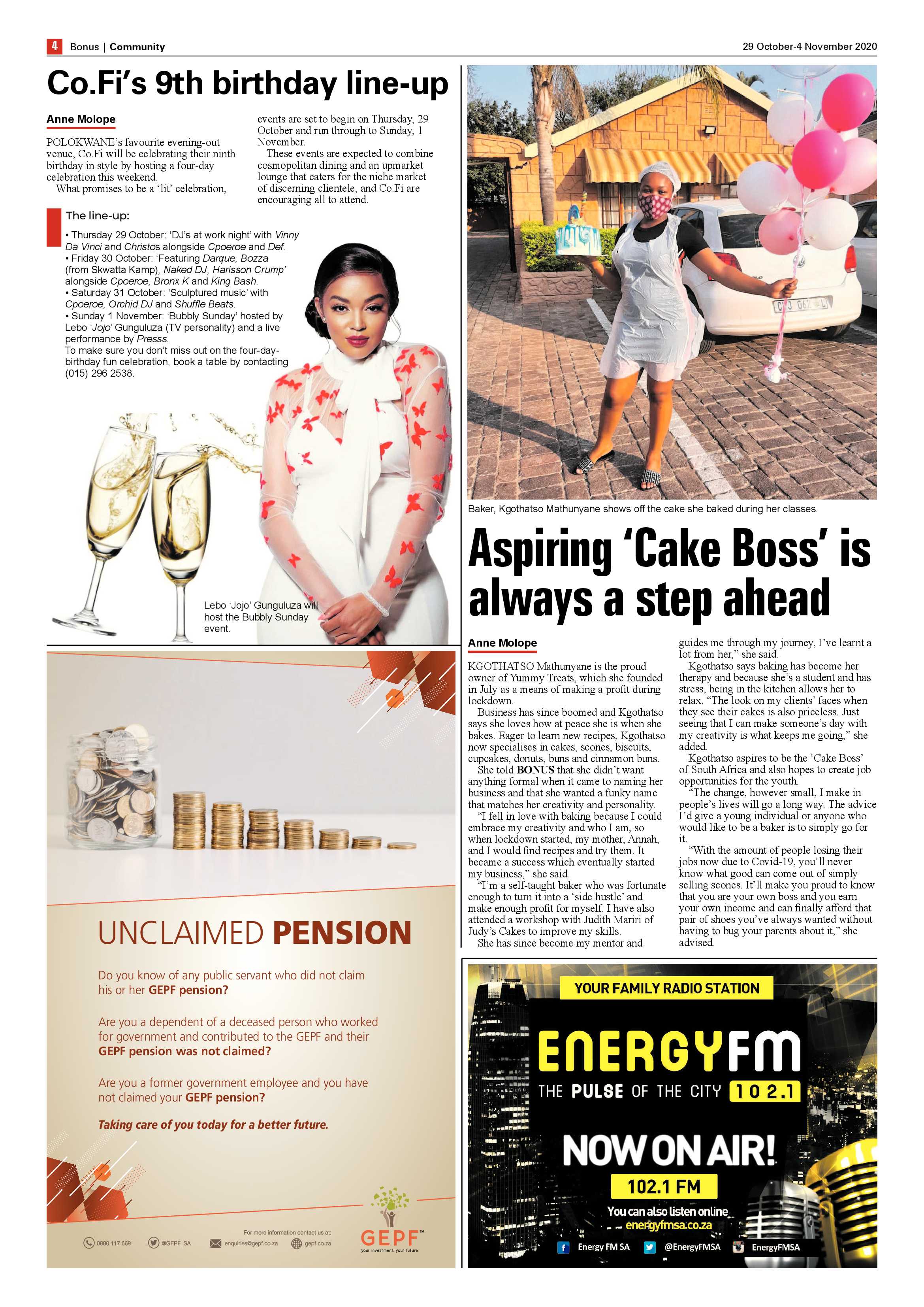 Bonus Review 29 October 2020 page 4