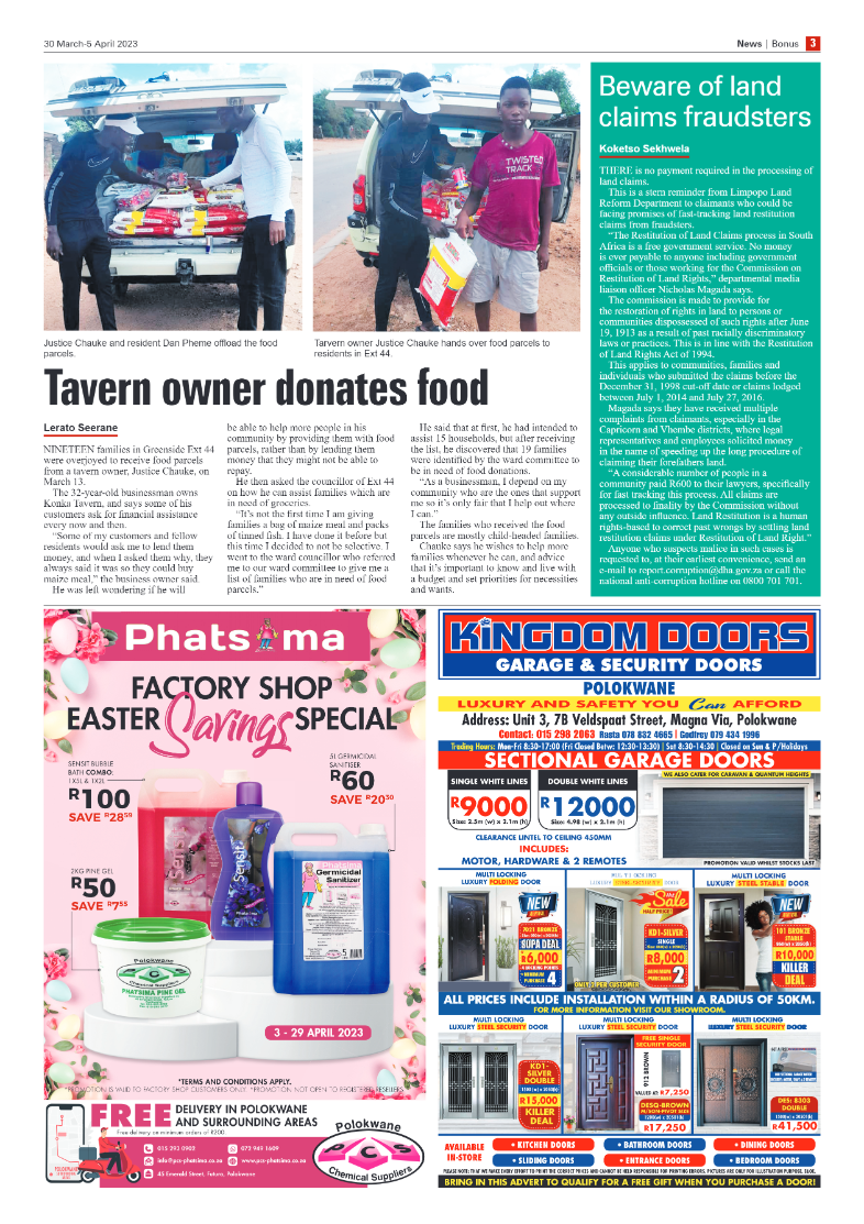 Bonus Review – 30 March 2023 page 3