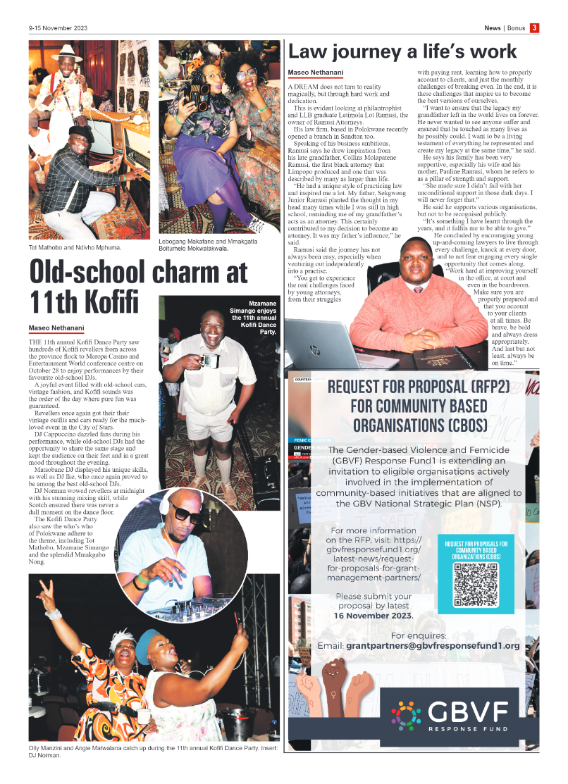 Bonus Review – 9 November 2023 page 3