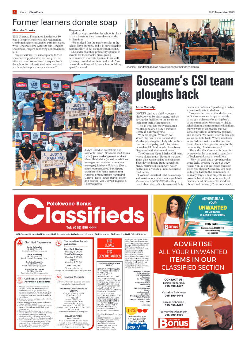 Bonus Review – 9 November 2023 page 6