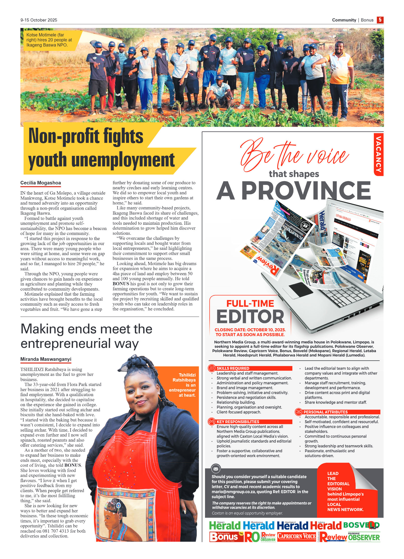 Bonus Review – 9 October 2025 page 5