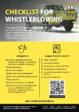 Checklist for whistleblowing