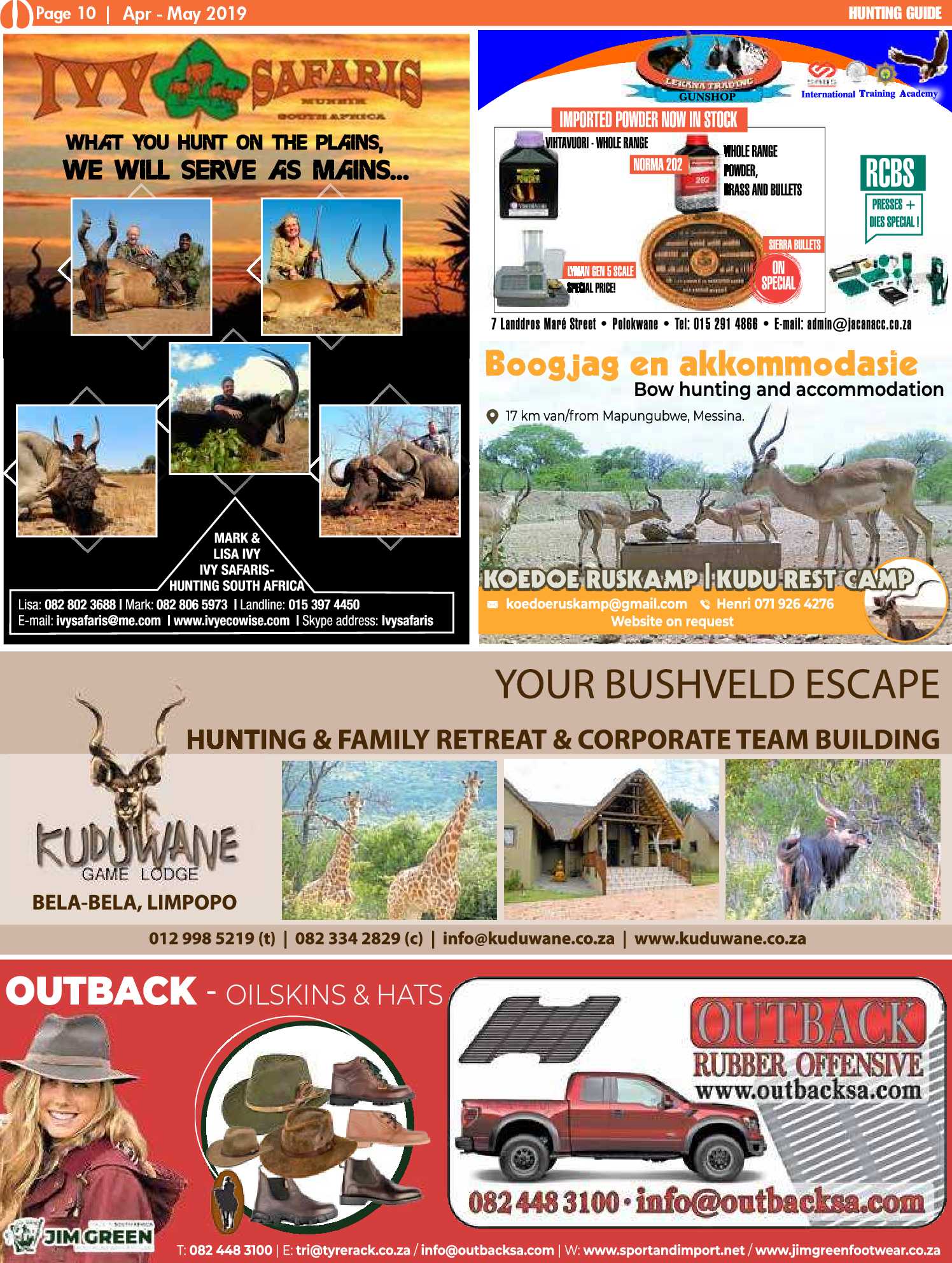 Hunting Guide 2019 page 10