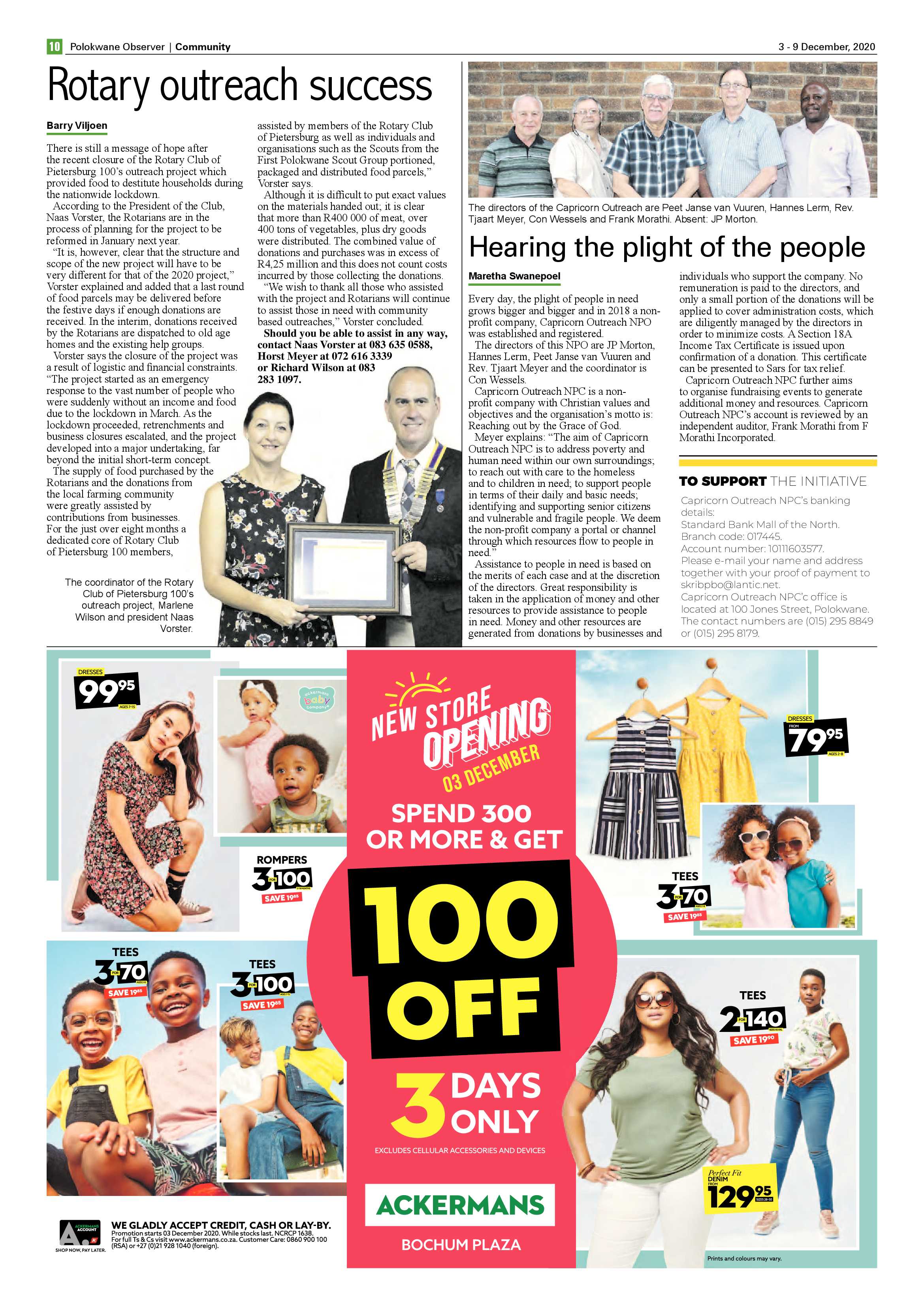 Polokwane Observer 3 December 2020 page 10