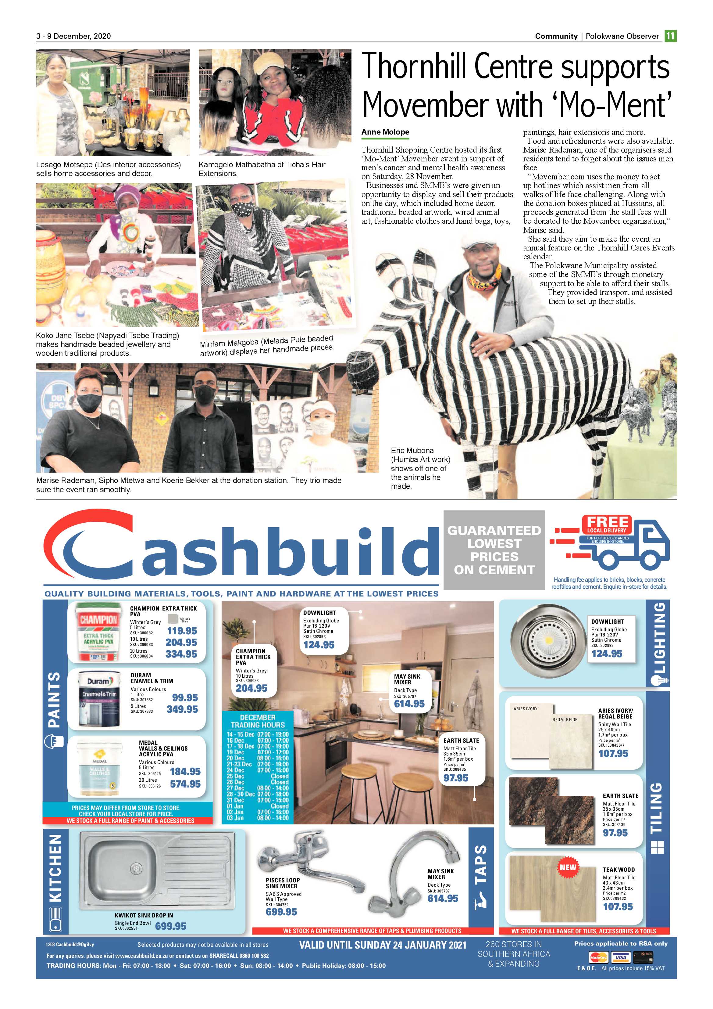 Polokwane Observer 3 December 2020 page 11