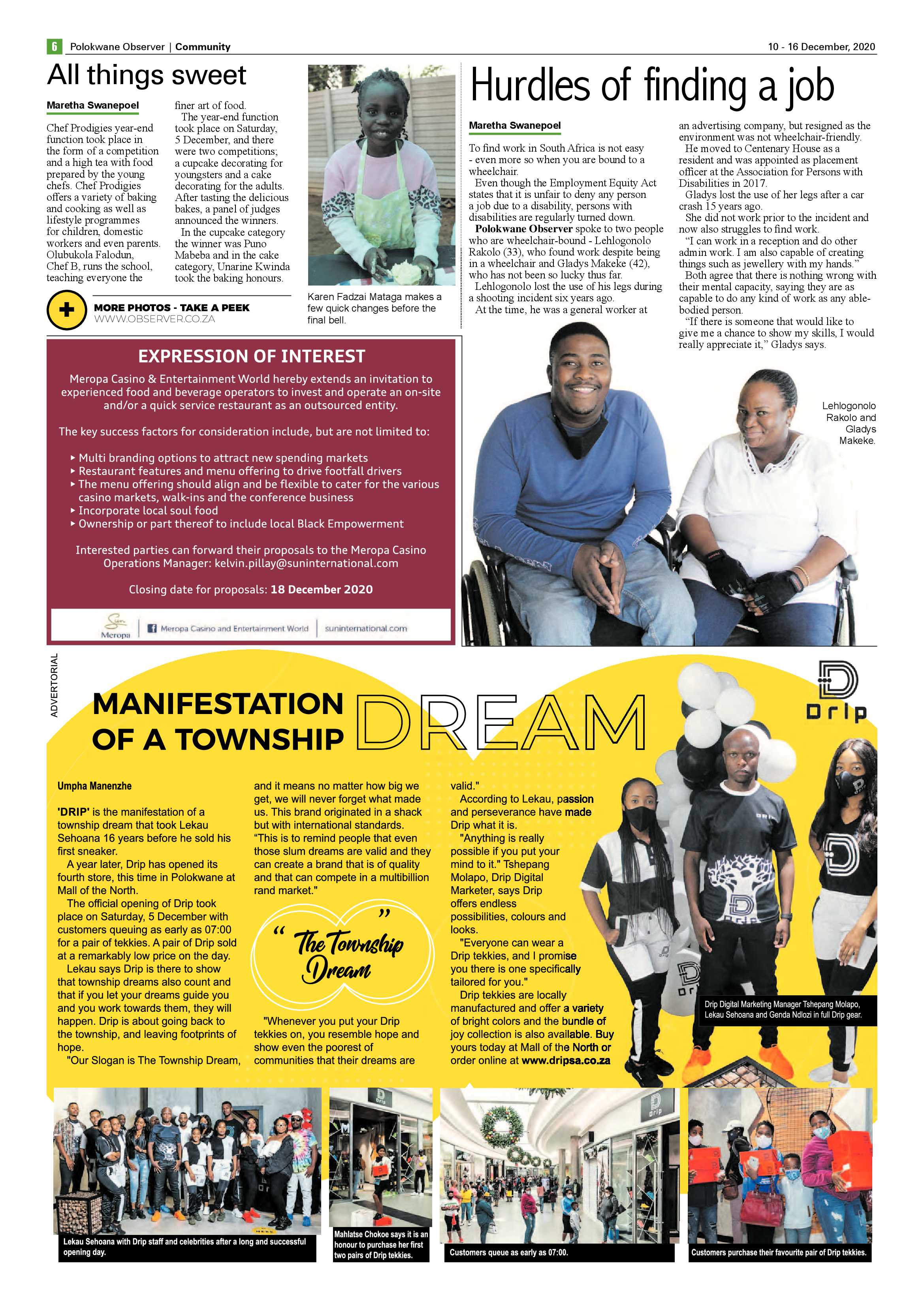 Polokwane Observer 10 December 2020 page 6