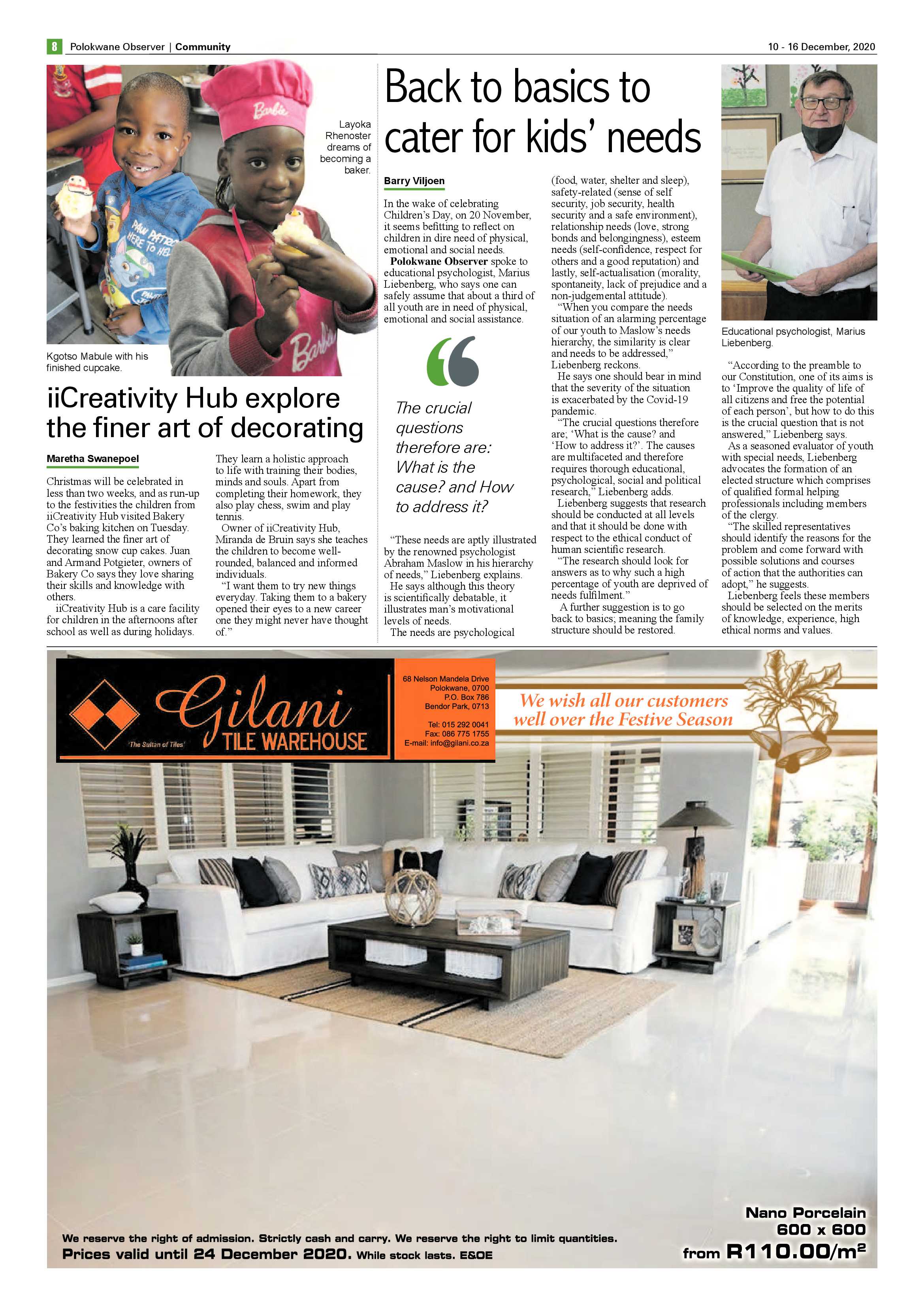 Polokwane Observer 10 December 2020 page 8