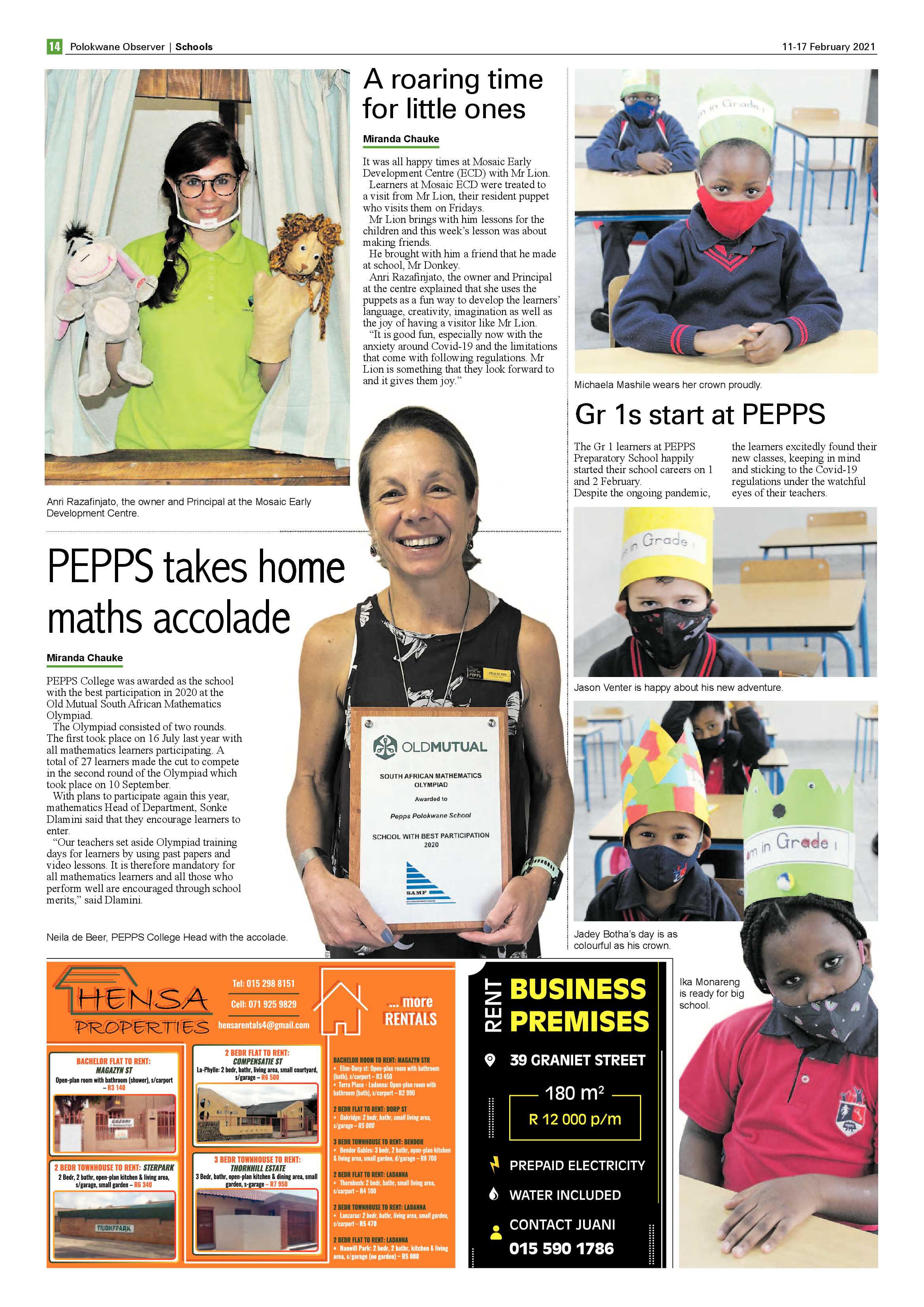 Polokwane Observer 11 February 2021 page 14
